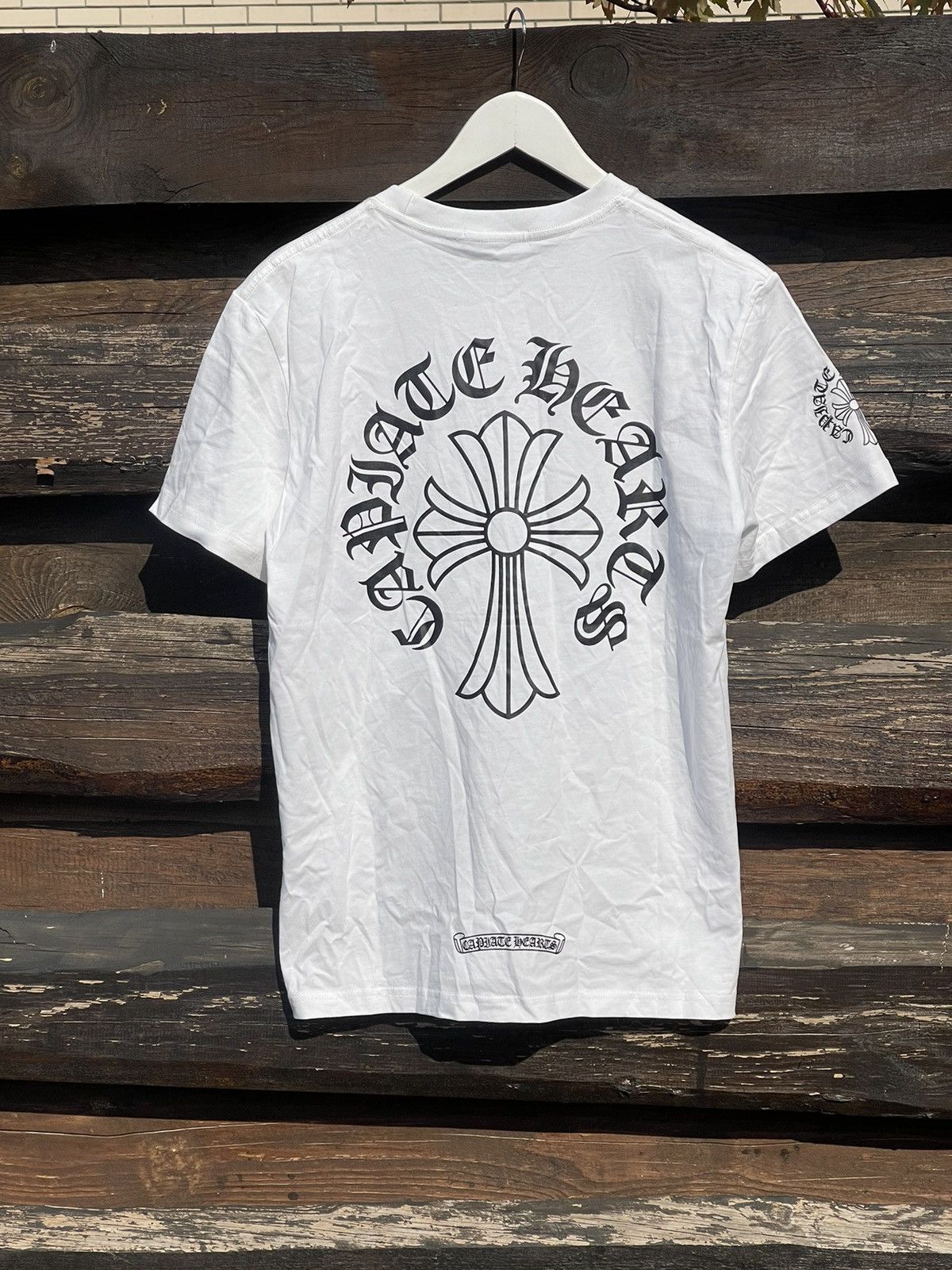 Other Capiate hearts white big logo cross print t-shirt Size US M / EU 48-50 / 2 - 1 Thumbnail