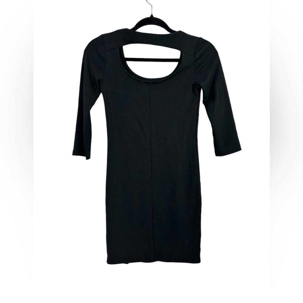 French Connection Frenchi l Black Bodycon Mini Dress Small Size S / US 4 / IT 40 - 3 Thumbnail