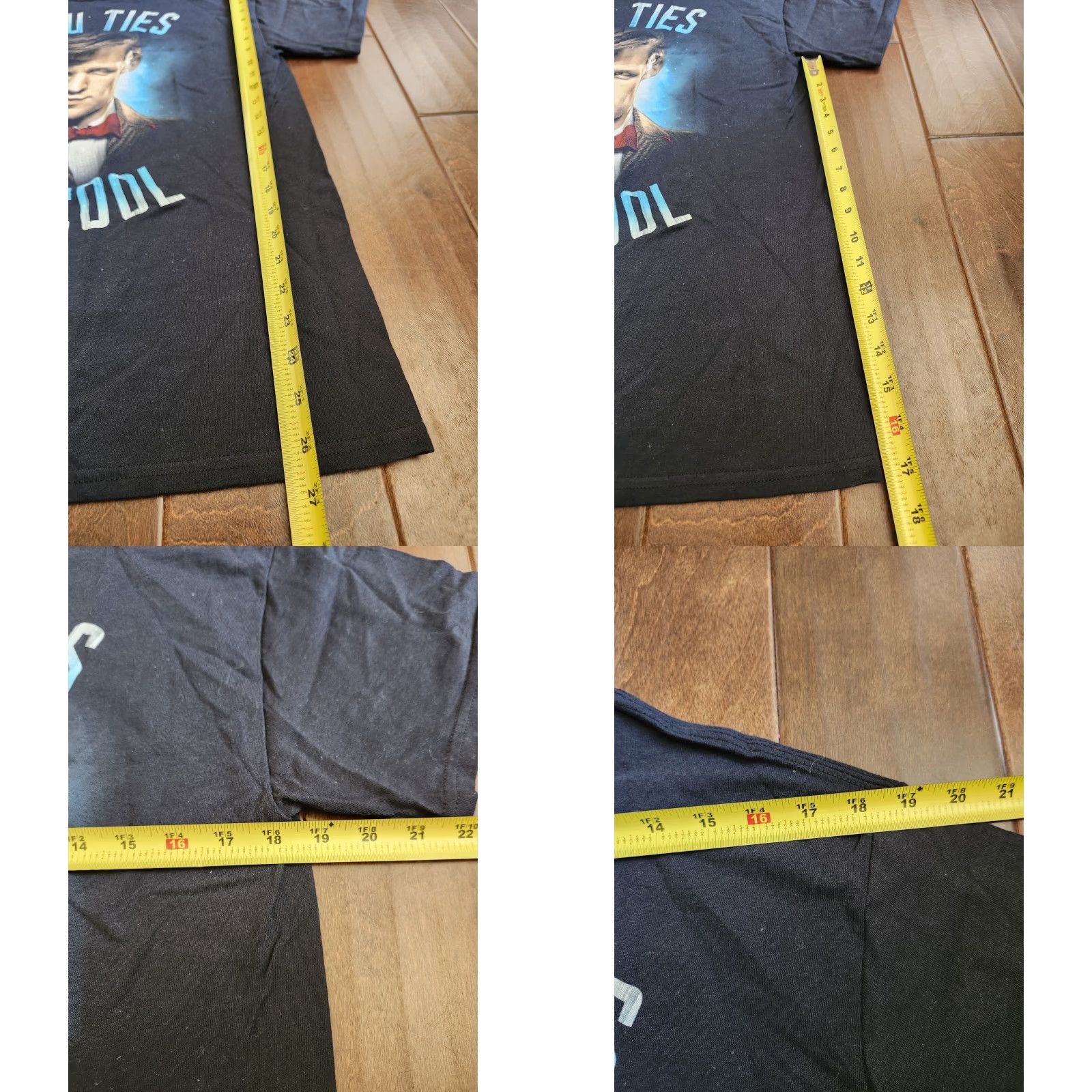 Hot Topic VINTAGE Doctor Who T-Shirt Bow Ties Are Cool Black M Mens Short Sleeve Crew Neck Cotton 2012 Hot Topic Show Movie All Seasons Size US M / EU 48-50 / 2 - 9 Thumbnail