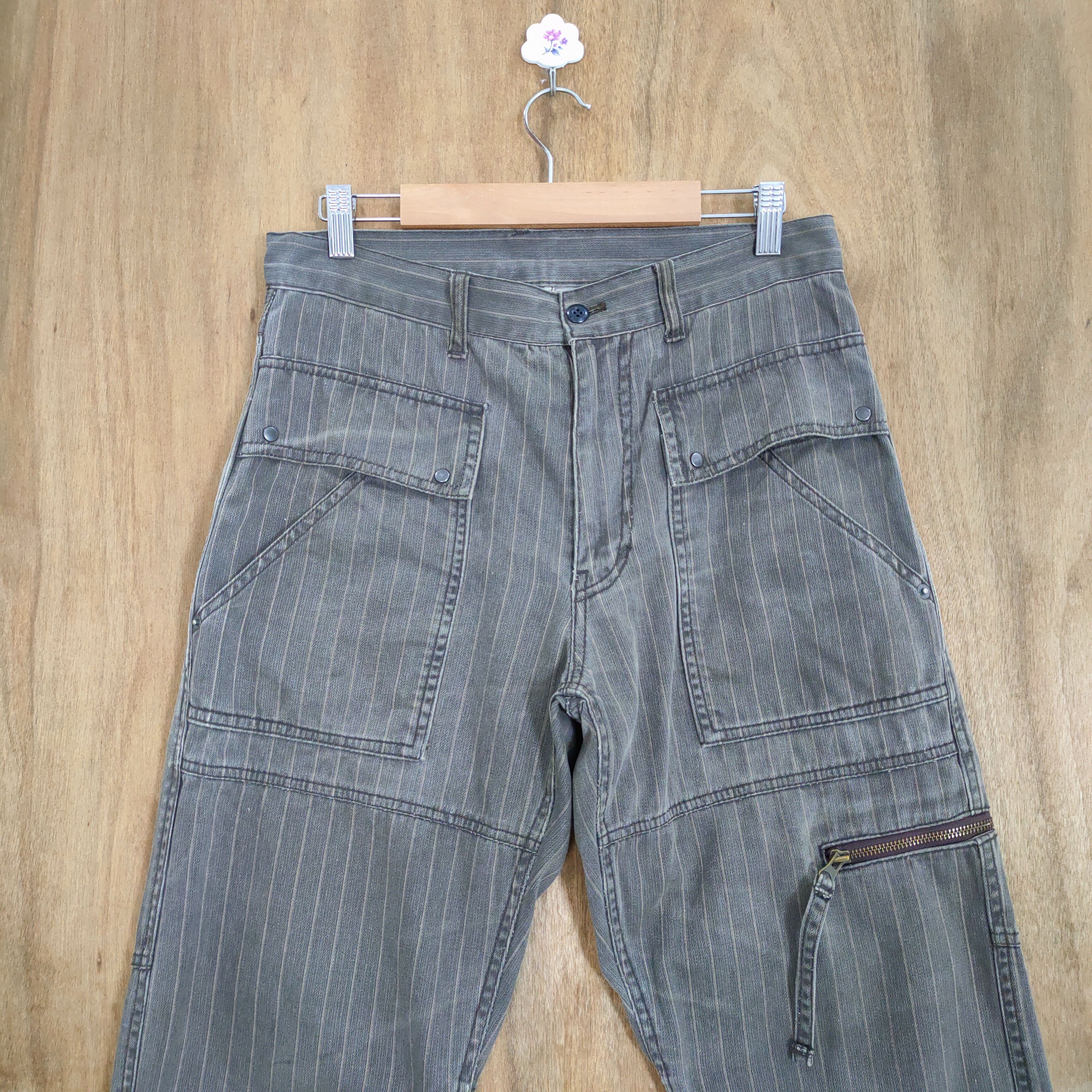 If Six Was Nine × PPFM SICK💥 PPFM BROWN BONDAGE CARGO PANTS Size US 30 / EU 46 - 3 Thumbnail