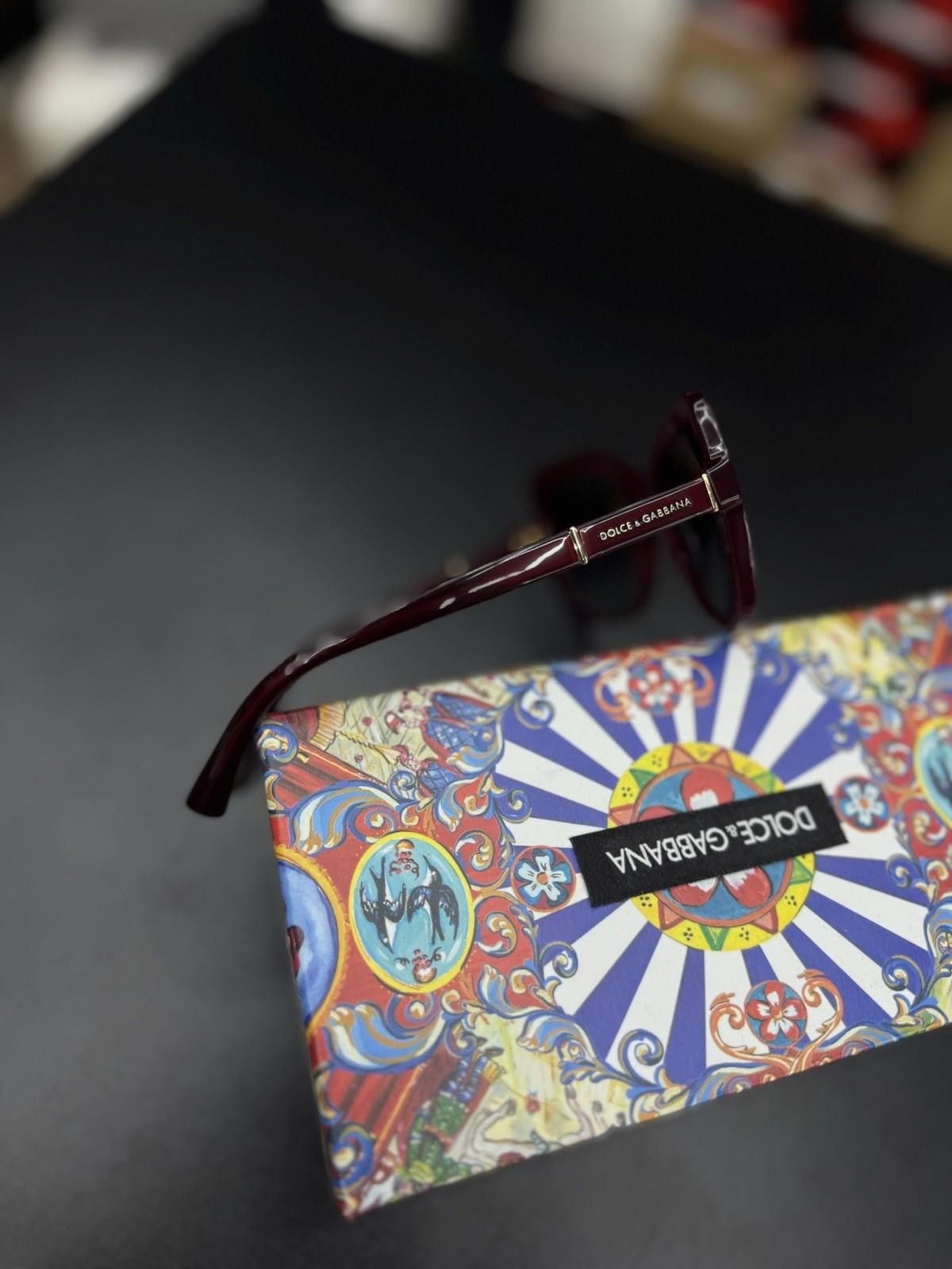 Dolce & Gabbana Dolce Gabbana Sunglasses DG Burgundy with Case Women’s Size ONE SIZE - 3 Thumbnail