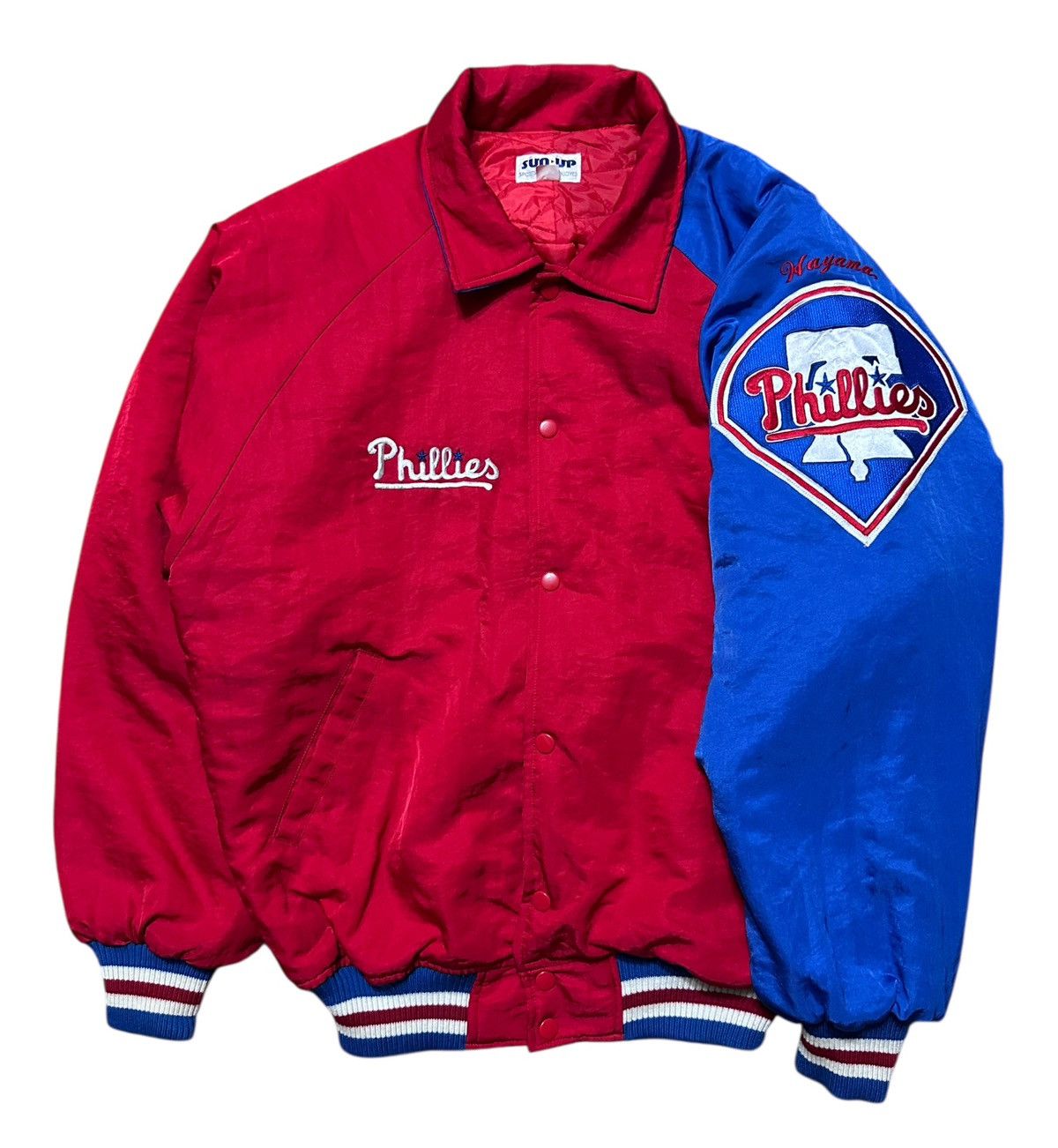 Vintage Vintage Philadelphia Phillies Varsity Snap Jacket Size US L / EU 52-54 / 3 - 1 Thumbnail