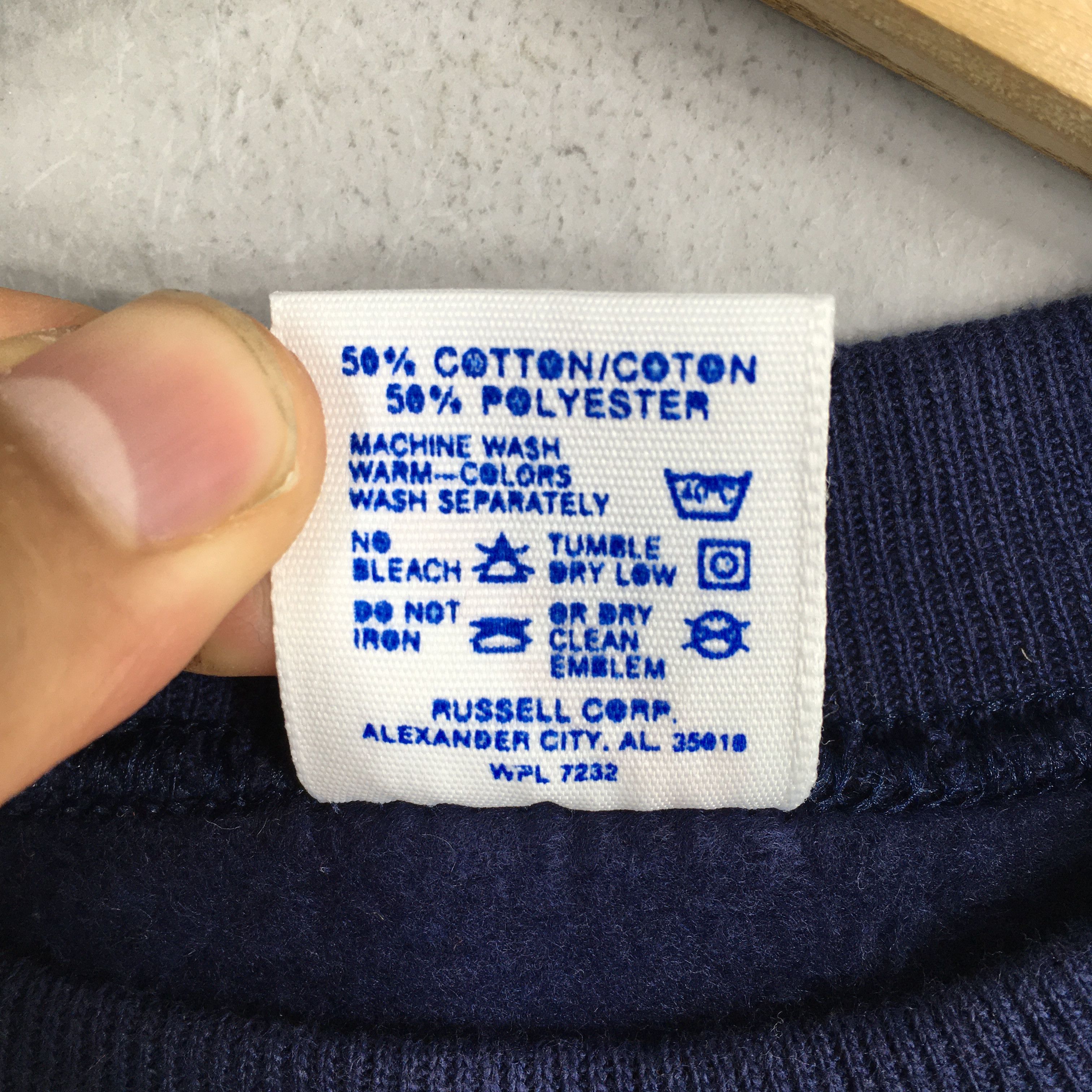 Jerzees Vintage 90s Jerzees Usa Plain Blue Sweatshirt Medium Size US M / EU 48-50 / 2 - 5 Thumbnail