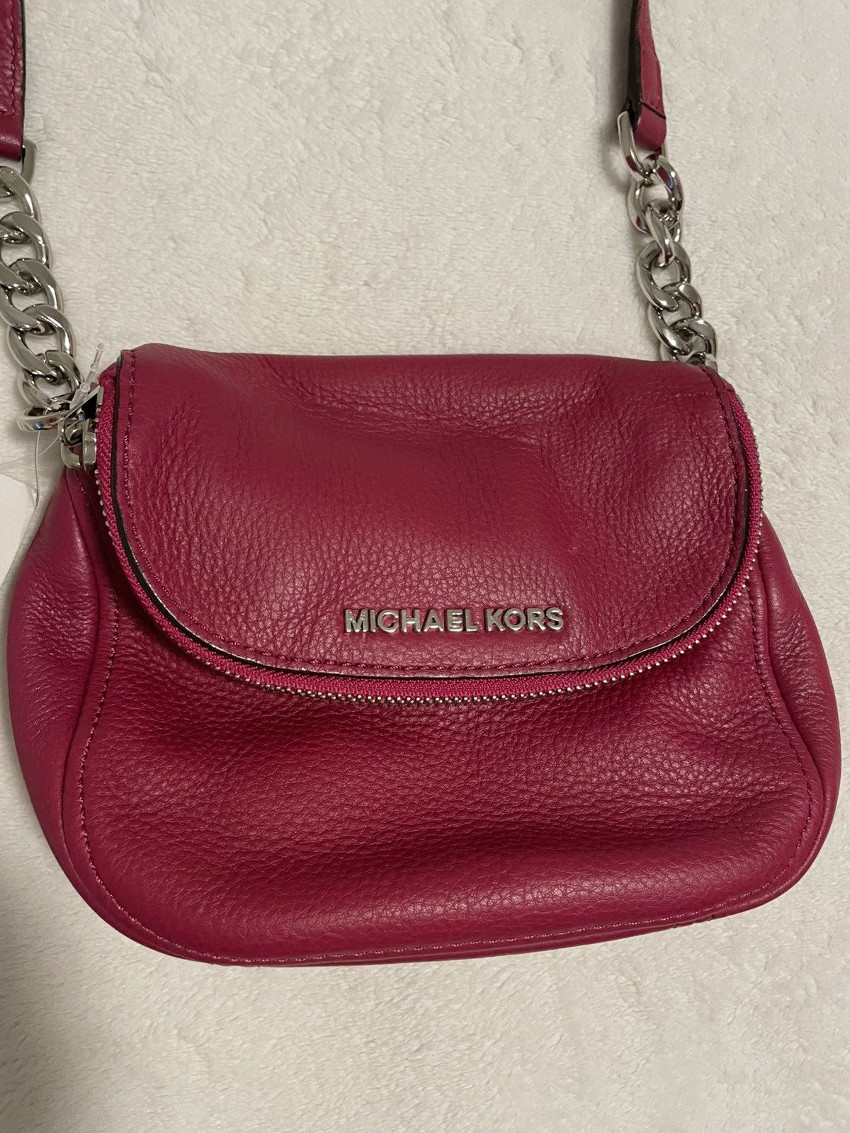 Michael Kors Michael Kors BEDFORD Deep Pink Cross Body Bag Size ONE SIZE - 2 Thumbnail