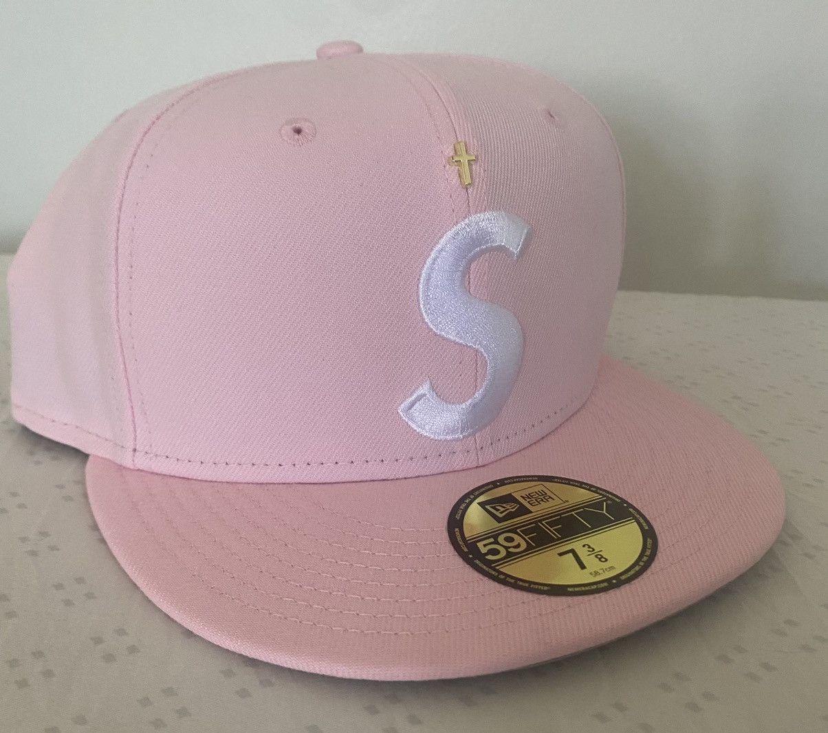 Supreme Gold Cross S Logo New Era 