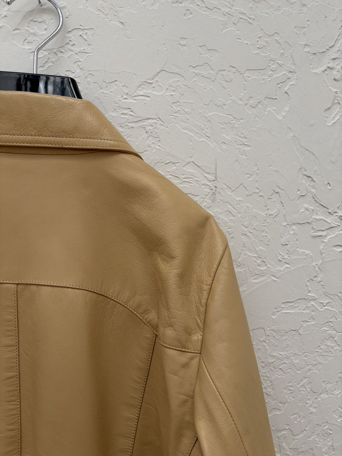 Celine Rare — Celine leather jacket Size US S / EU 44-46 / 1 - 10 Thumbnail