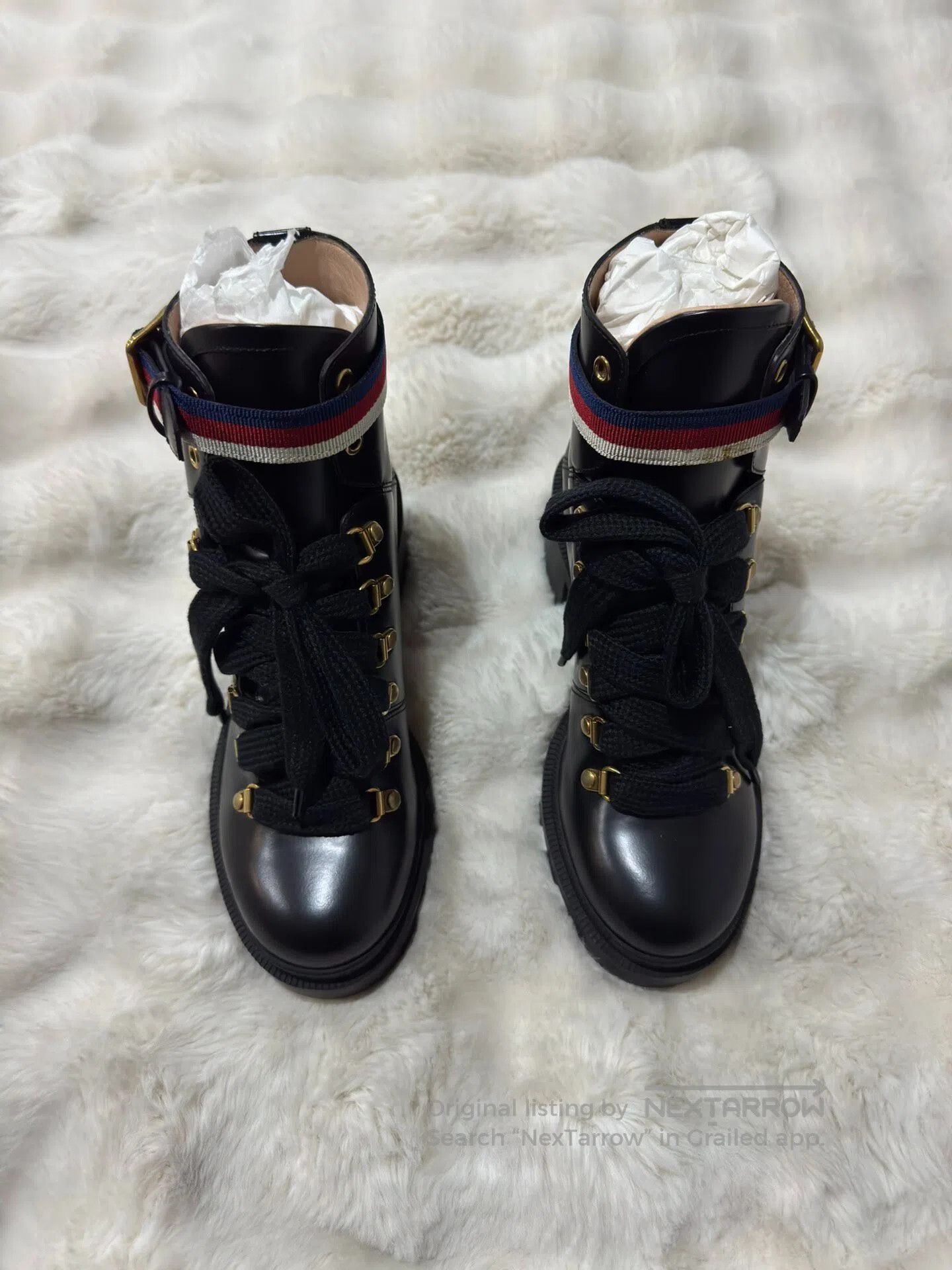 Gucci Guicci Black Women's Martin Boots| Size US 6 / IT 36 - 3 Thumbnail