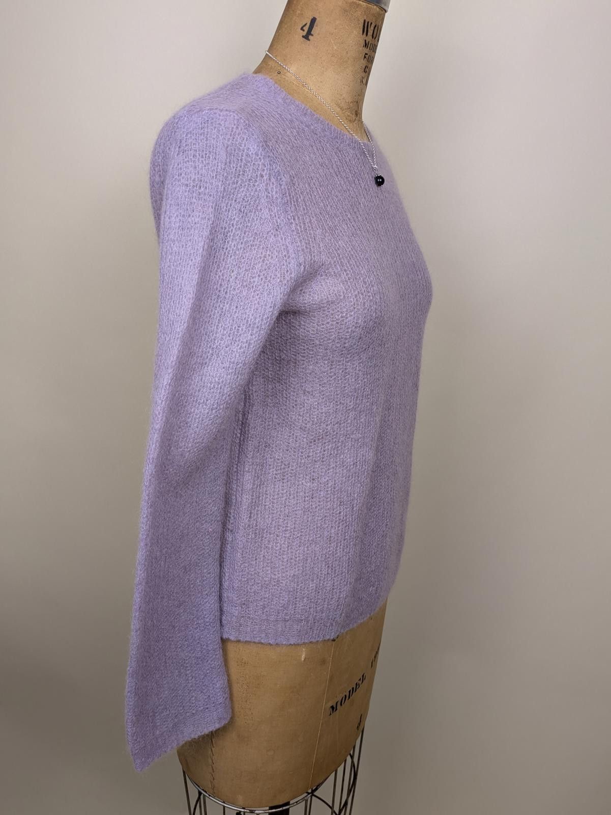 Vince vince lilac wool alpaca mohair sweater Size S / US 4 / IT 40 - 4 Thumbnail