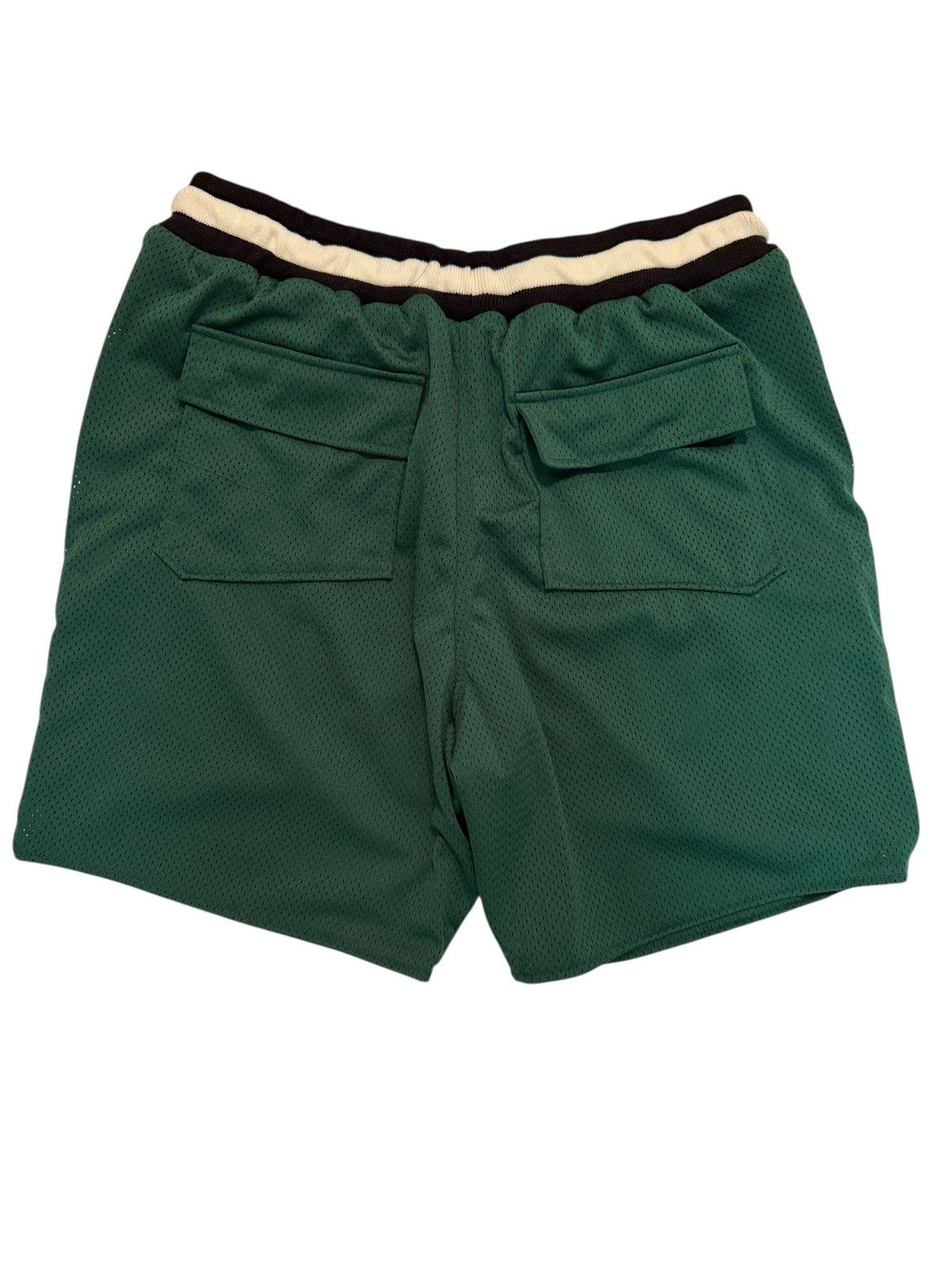 Rhude XXL Green Mesh Basket Shorts Size US 36 / EU 52 - 2 Thumbnail