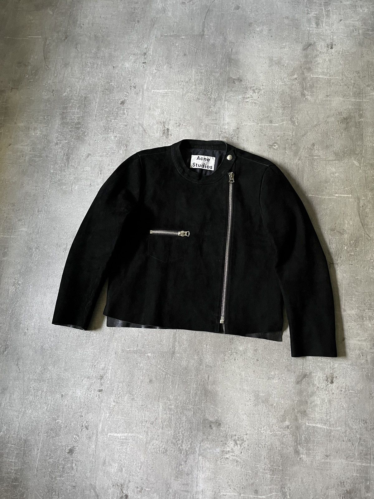 Acne Studios Acne Studios Monte Suede jacket black Size S / US 4 / IT 40 - 1 Thumbnail