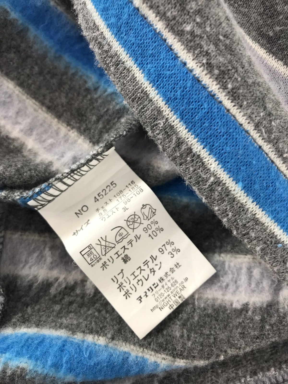 Yohji Yamamoto Saccsny Y’saccs Yohji Yamamoto Striped Pocket Longsleeve Tee Size US XL / EU 56 / 4 - 7 Thumbnail