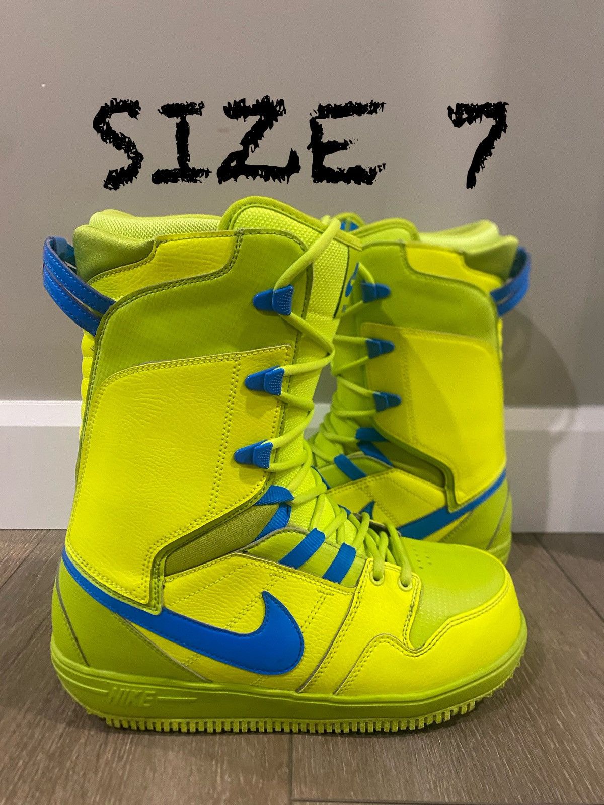 Nike Nike Vapen Snowboard Boots Volt / Fierce green / Photo Blue Size US 7 / EU 40 - 11 Thumbnail