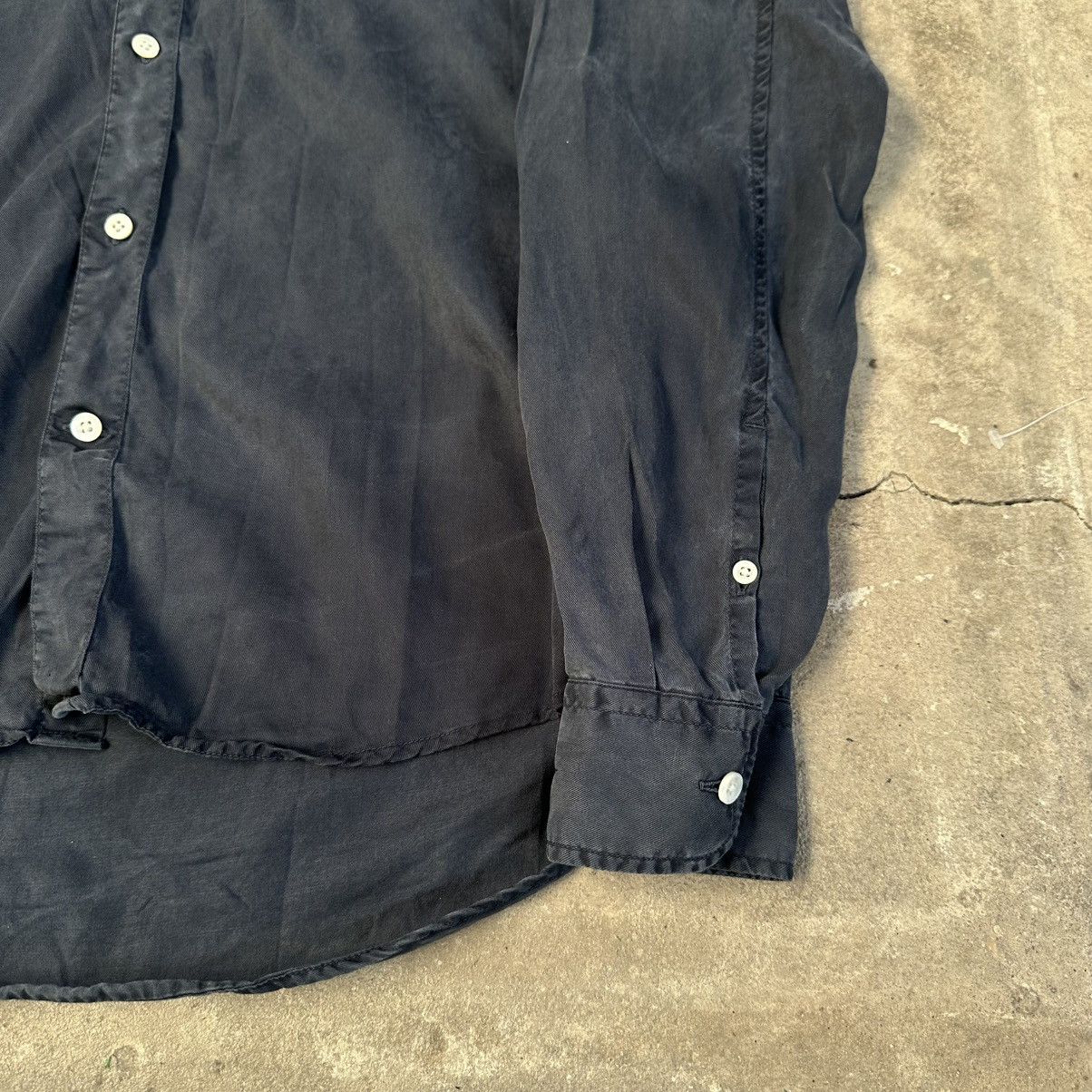 NN07 NN07 no nationality New Derek Shirt Dark Blue tencel Size US L / EU 52-54 / 3 - 4 Thumbnail