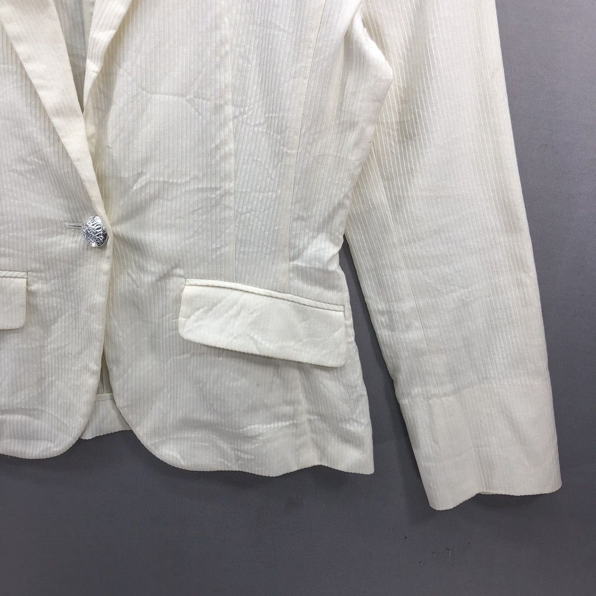 Yohji Yamamoto Inéd 1 Button Blazer Jacket Size XS / US 0-2 / IT 36-38 - 3 Thumbnail
