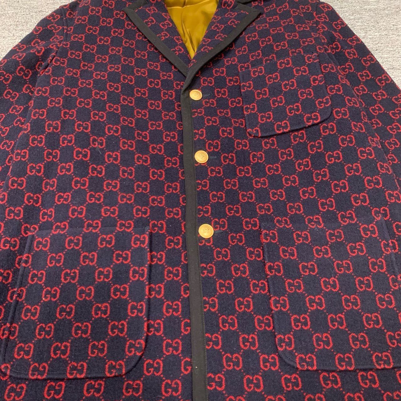 Gucci Gucci double G old flower full print suit coat 2501-Nextarr Size US S / EU 44-46 / 1 - 7 Thumbnail
