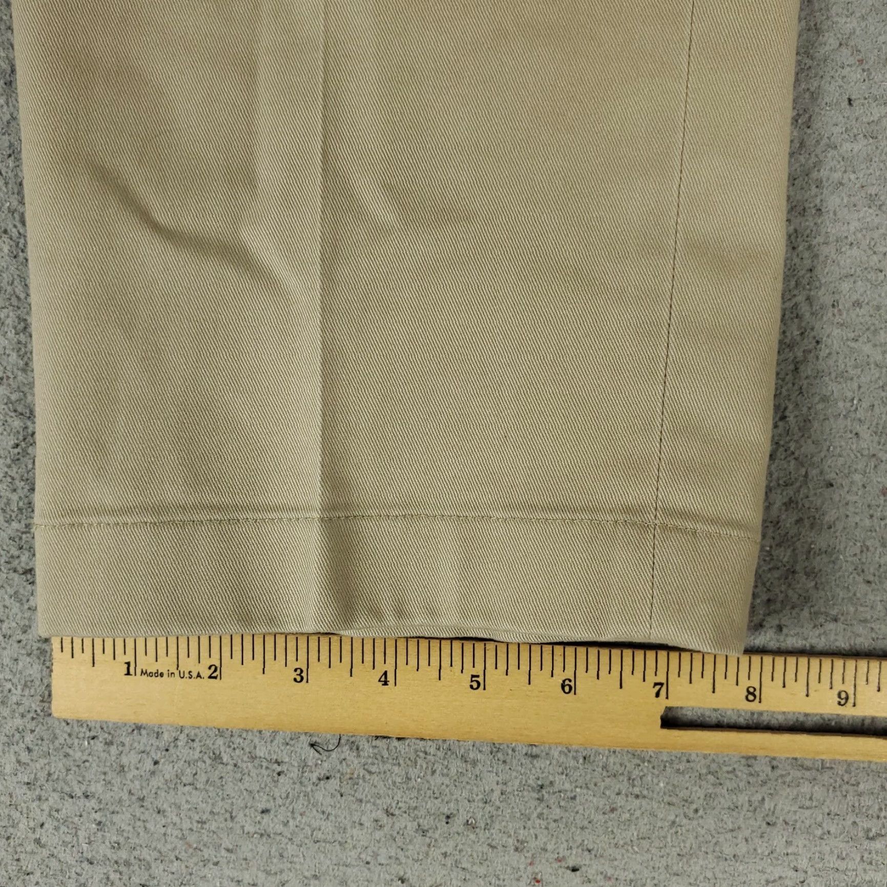 Brooks Brothers Brooks Brothers Pants Mens Size 36x32 Beige Clark Flat Front Chino Trousers Size US 36 / EU 52 - 6 Thumbnail