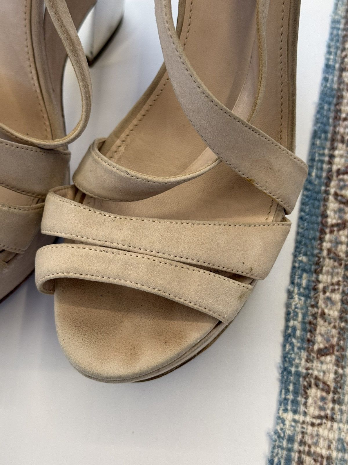 Miu Miu Miu Miu Suede Strap Pump Sandals Size EU 41 Size US 11 / IT 41 - 8 Thumbnail