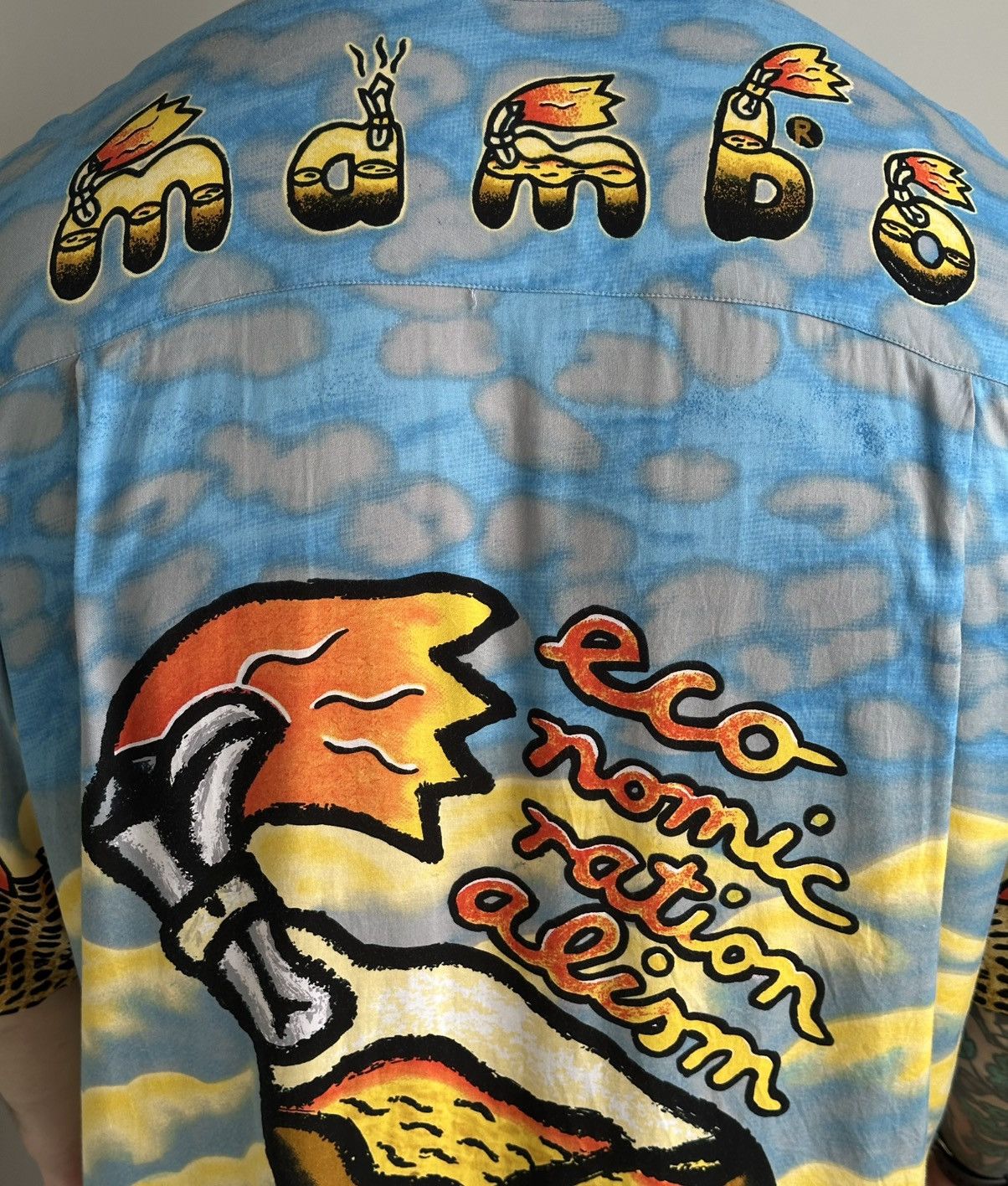 Mambo Mambo Vintage Economic Rationalism Loud Hawaiian Shirt Sz XL Size US XL / EU 56 / 4 - 7 Thumbnail