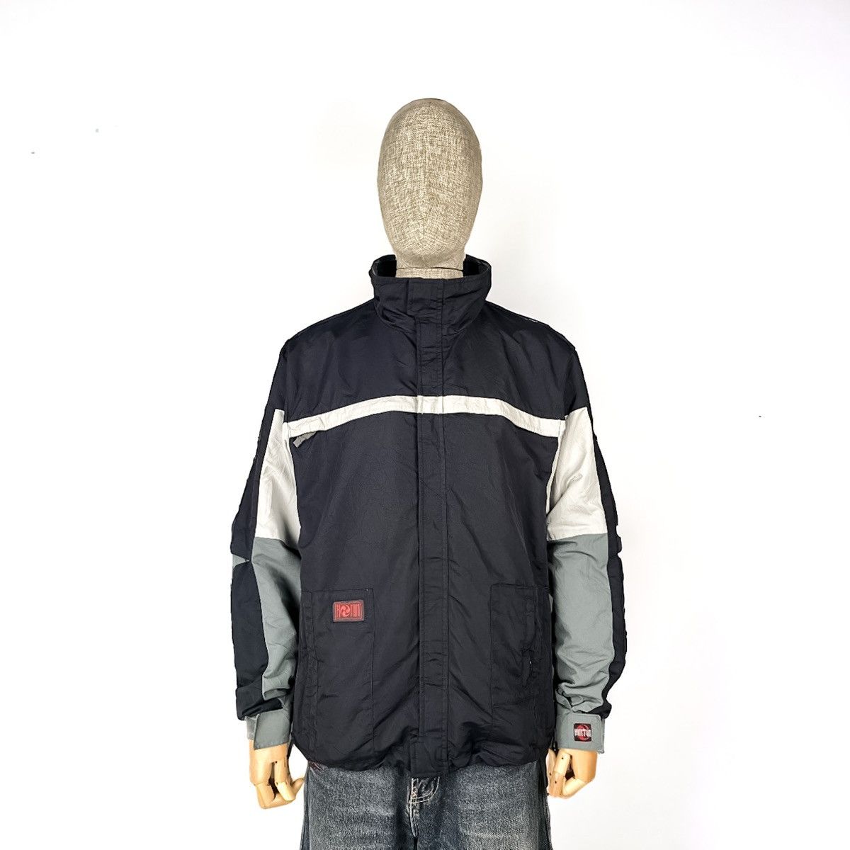 image of Burton Ronin Jacket 90's in Black/Gray, Men's (Size Medium)