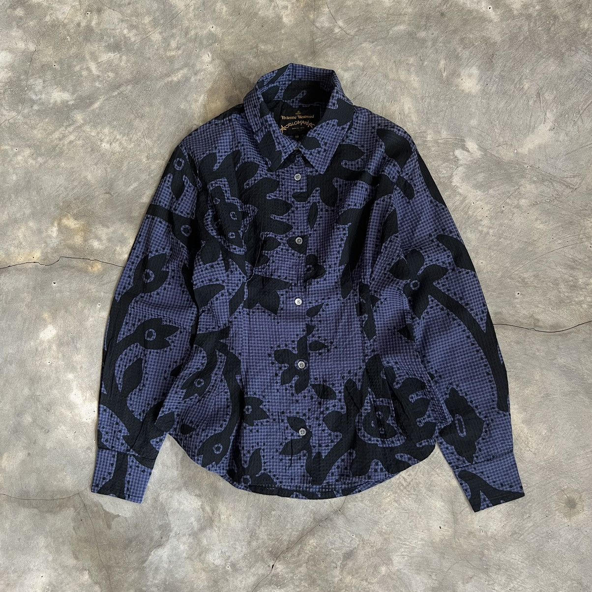 Vivienne Westwood Vivienne Westwood Anglomania Floral Gingham Button up Shirt Size M / US 6-8 / IT 42-44 - 1 Thumbnail