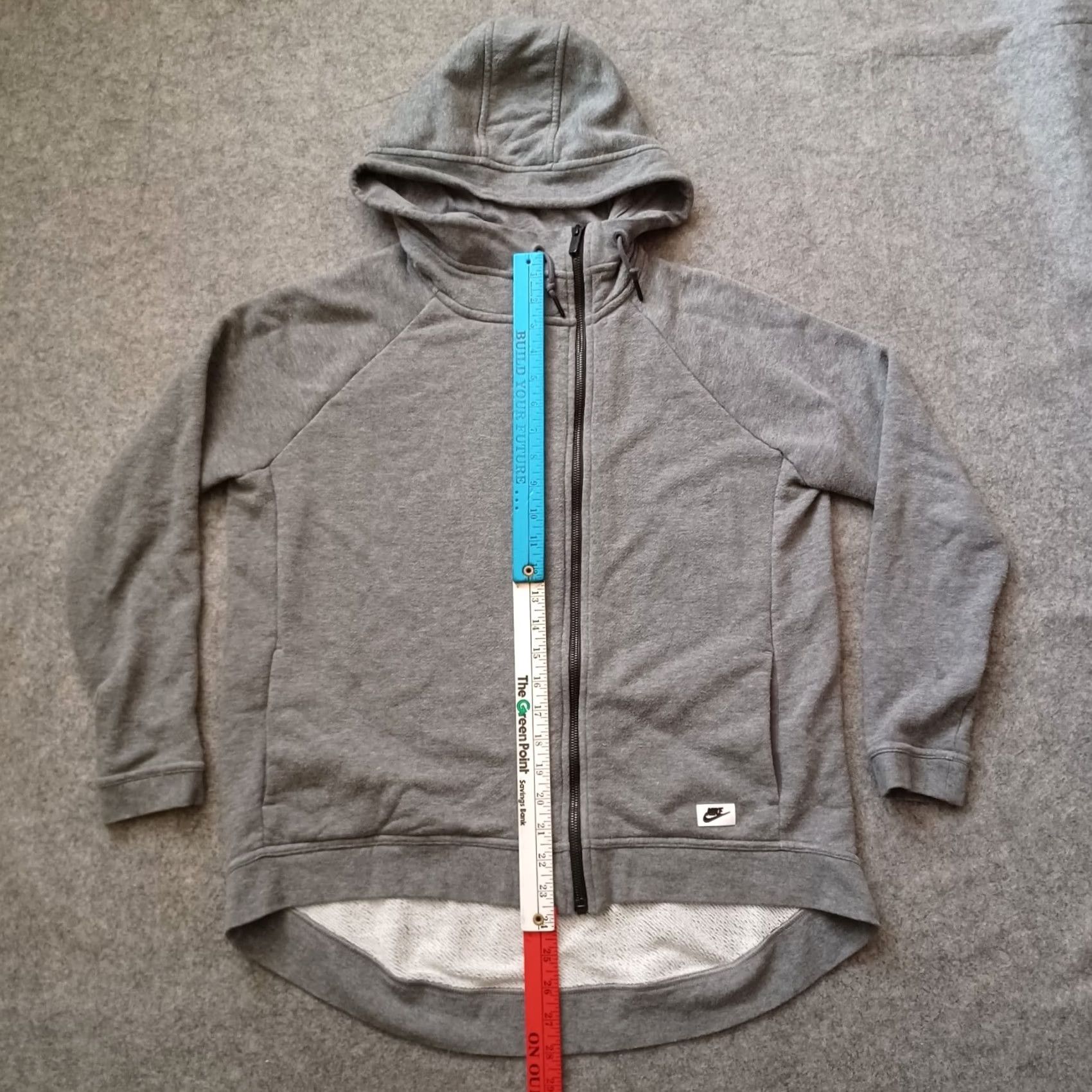 Nike Nike Hoodie Sweatshirt Womens M Gray Full Zip Pockets Logo Tech Cape Casual Activewear Winter Spring Fall Womens Size M / US 6-8 / IT 42-44 - 7 Thumbnail