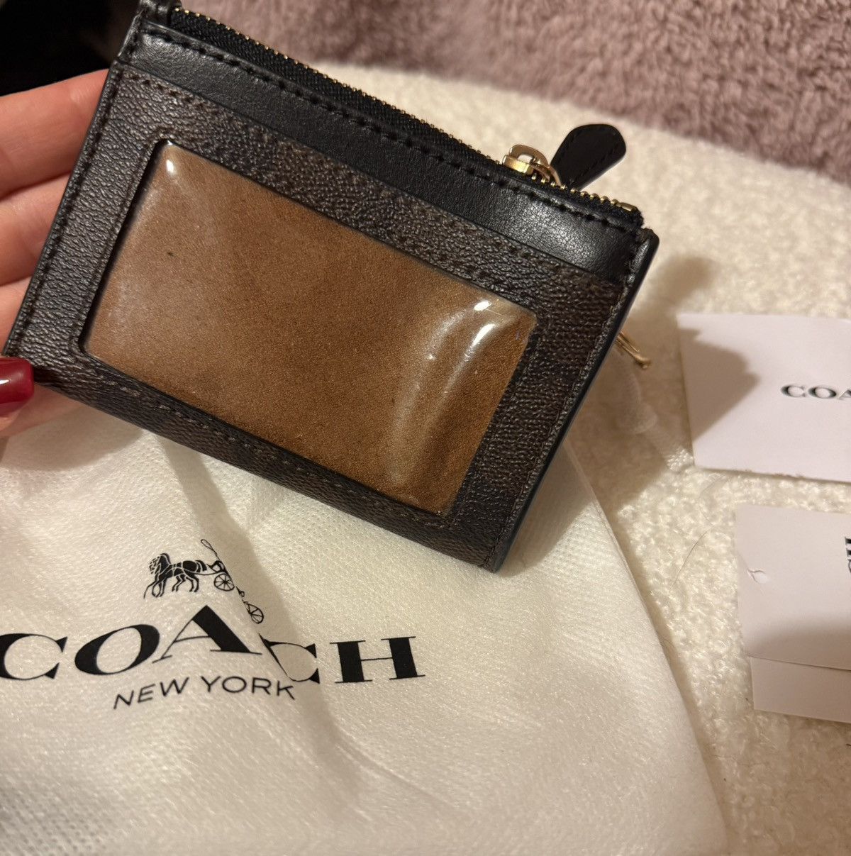 Coach Coach Mini Skinny ID Case Size ONE SIZE - 3 Thumbnail