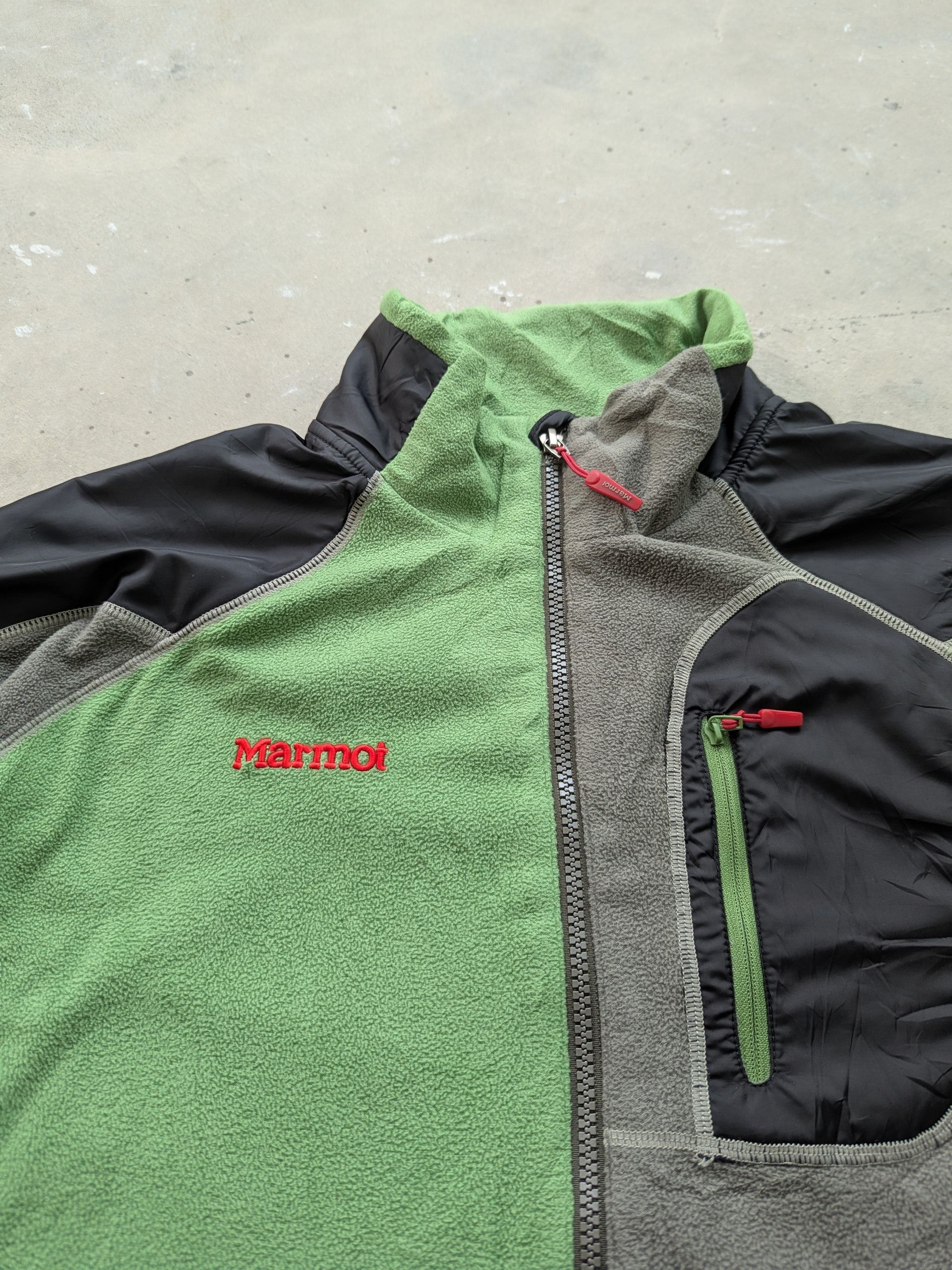 Descente × Marmot × Vintage Vintage Marmot Fleece Jacket Colour Block Size US M / EU 48-50 / 2 - 7 Thumbnail