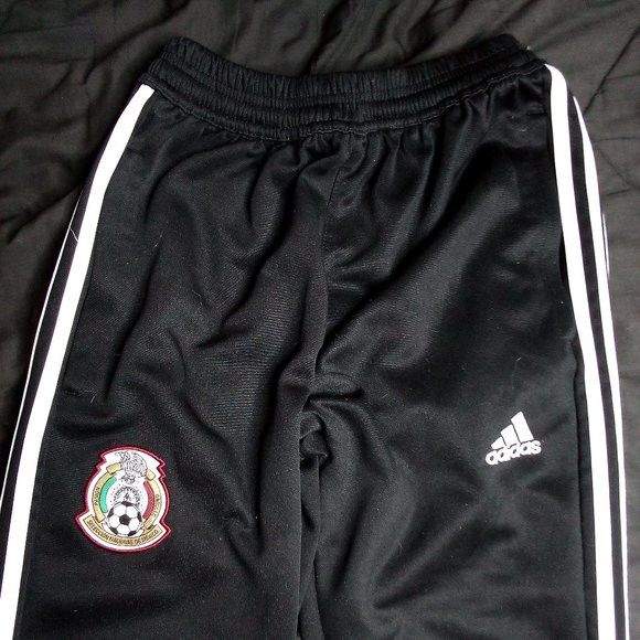 Adidas Adidas Mexico Soccer Football 3 Stripe Sweat Pants Joggers Size US 30 / EU 46 - 4 Thumbnail