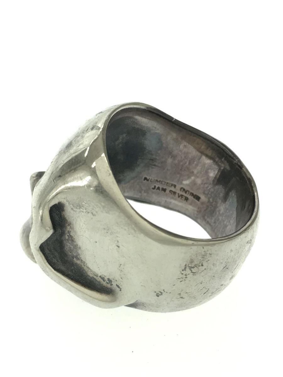Number (N)ine .925 Skull Head Ring Size ONE SIZE - 3 Thumbnail