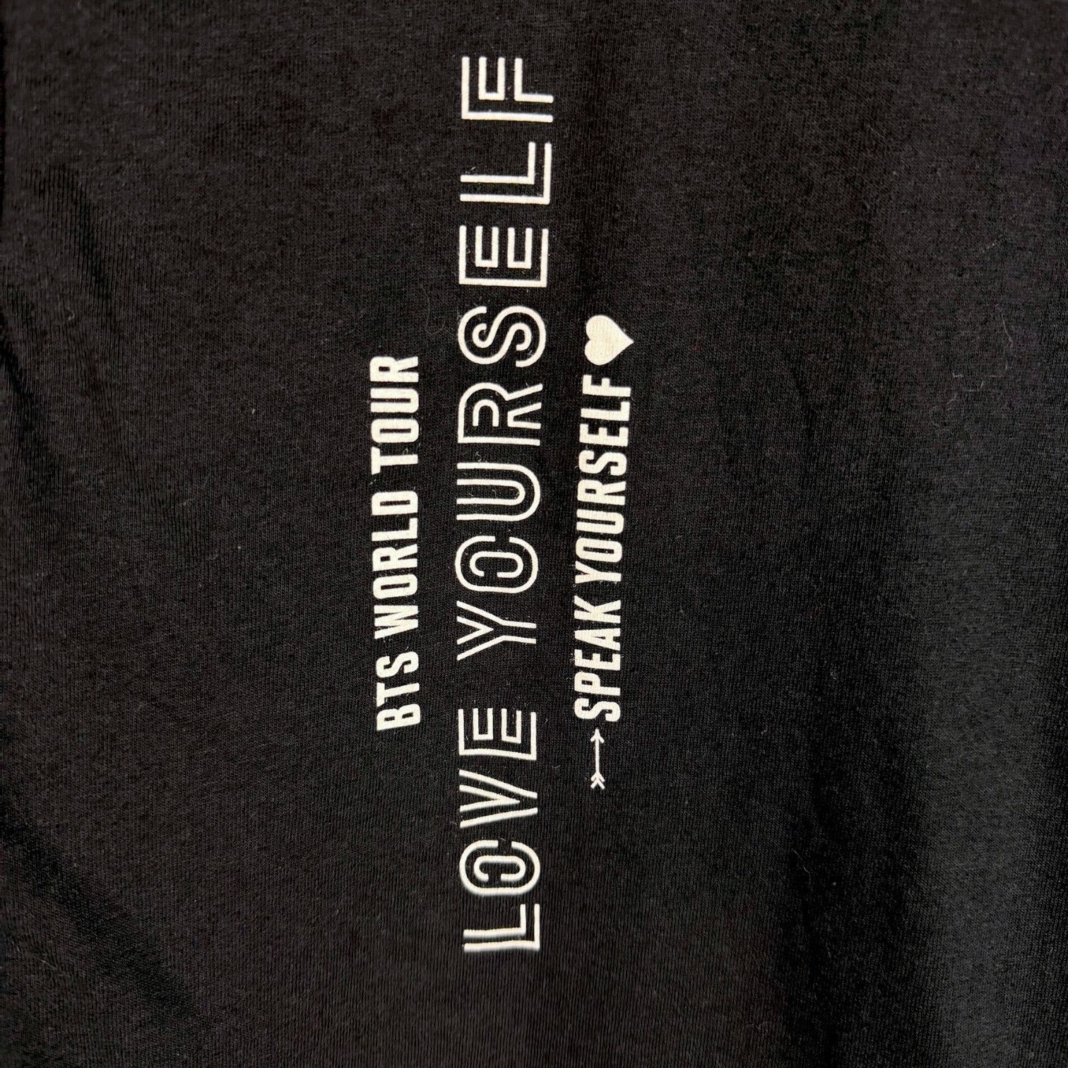 Gildan Men's BTS World Tour Love Yourself Speak T-Shirt Big Hit - S Size US S / EU 44-46 / 1 - 3 Thumbnail