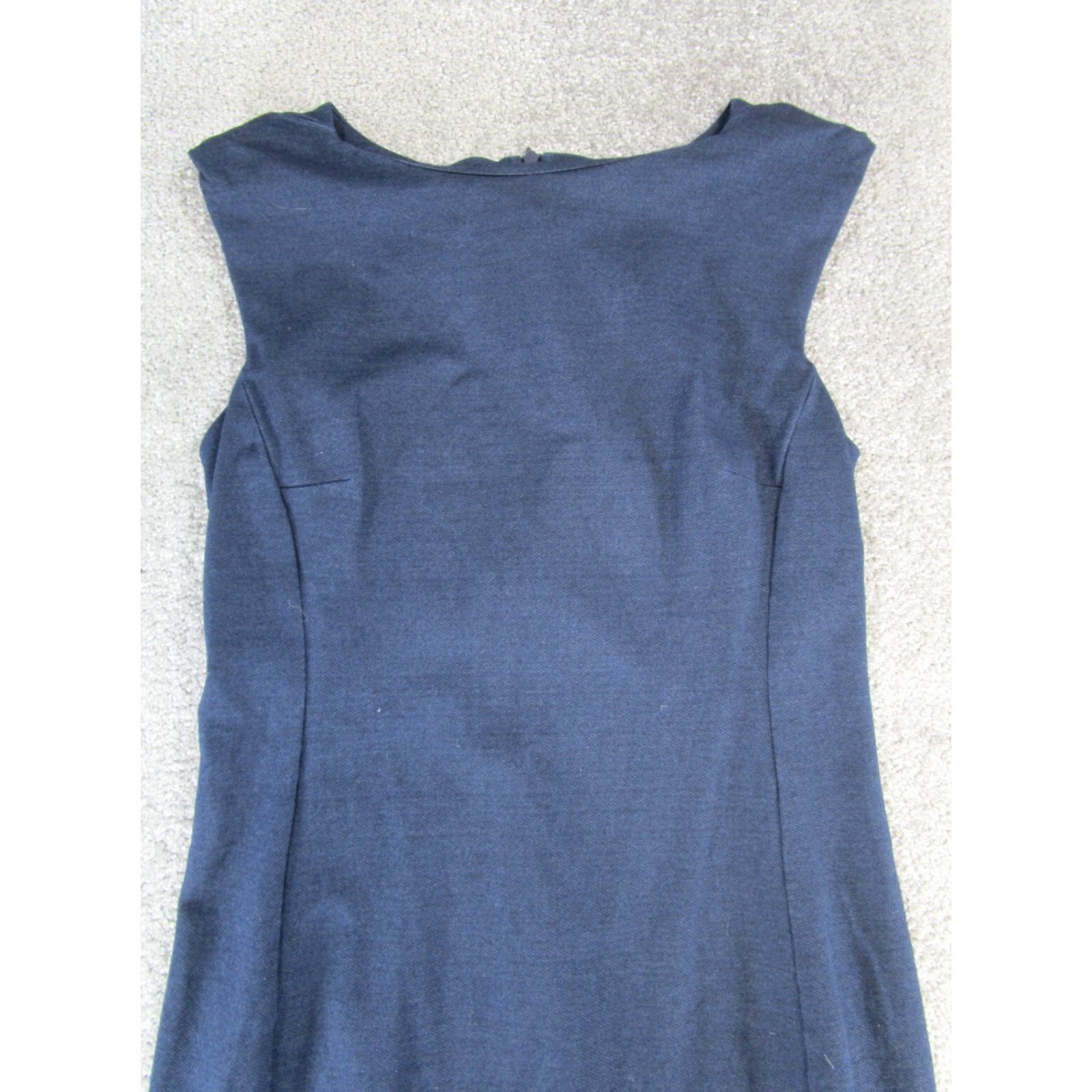 M.M.LaFleur VINTAGE MM.LaFleur Dress Womens 4 Blue Bodycon Sheath Sleeveless Short Size S / US 4 / IT 40 - 2 Thumbnail