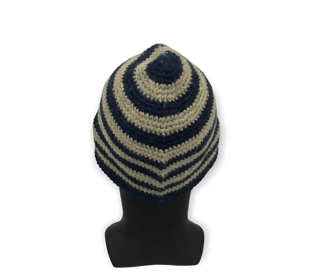 Japanese Brand Japanese Brand Stripe Design Beanie Hat Size ONE SIZE - 4 Thumbnail