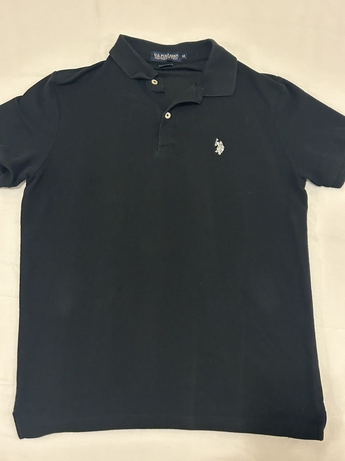 U.S. Polo Assn. Black Polo Size US S / EU 44-46 / 1 - 3 Thumbnail