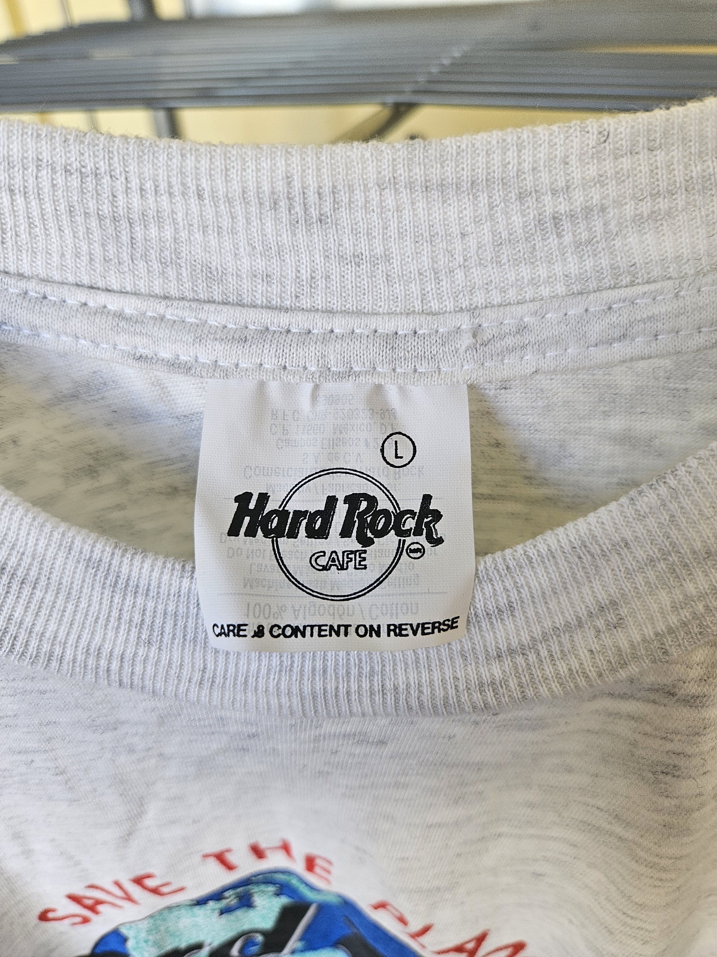 Hard Rock Cafe Hard Rock Cafe Save The Planet Cozumel Mexico Vintage Tee Size US L / EU 52-54 / 3 - 3 Thumbnail