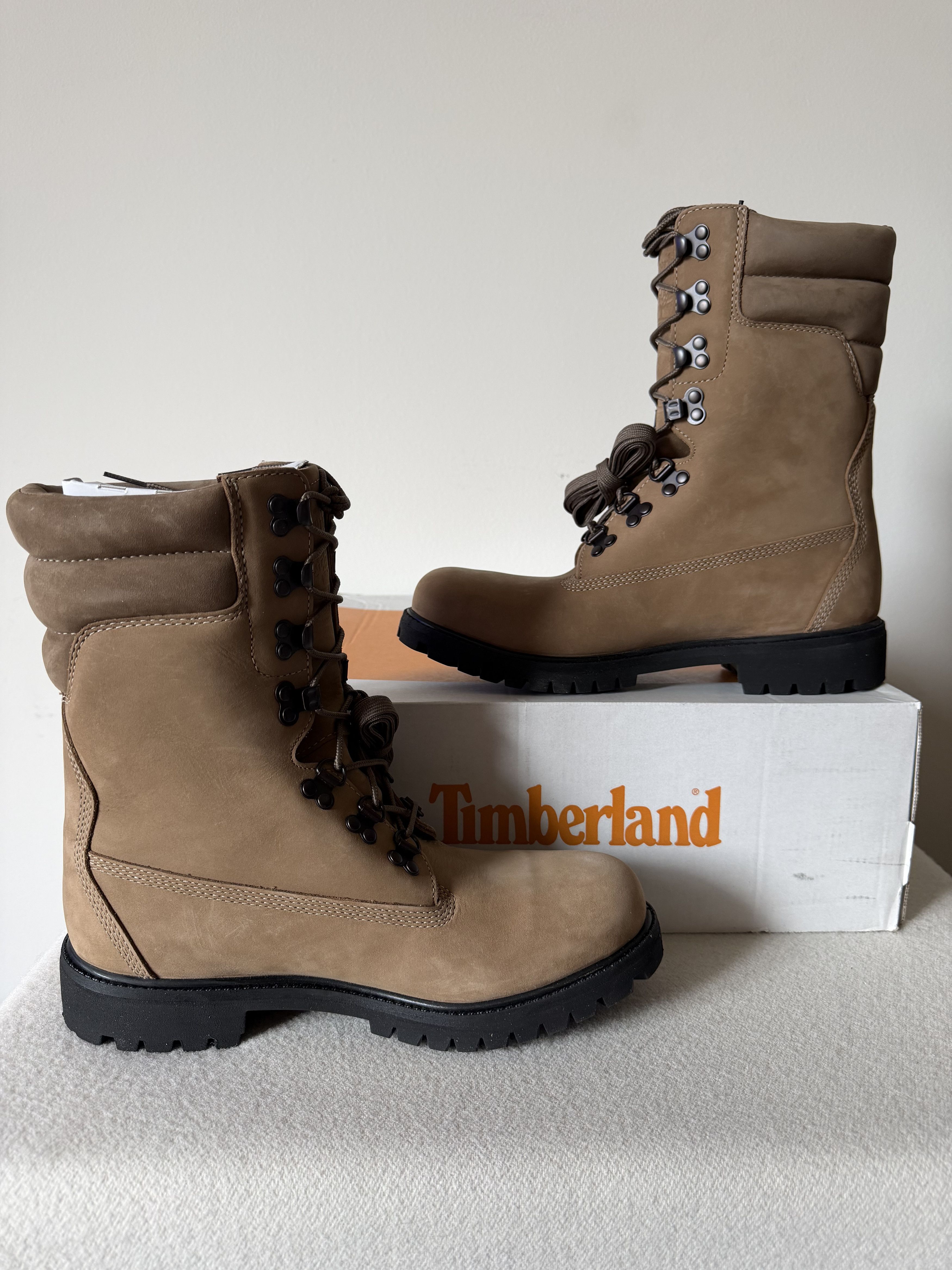 Timberland Timblerand Premium Waterproof Super Boots in Beige Nubuck Size US 9 / EU 42 - 3 Thumbnail