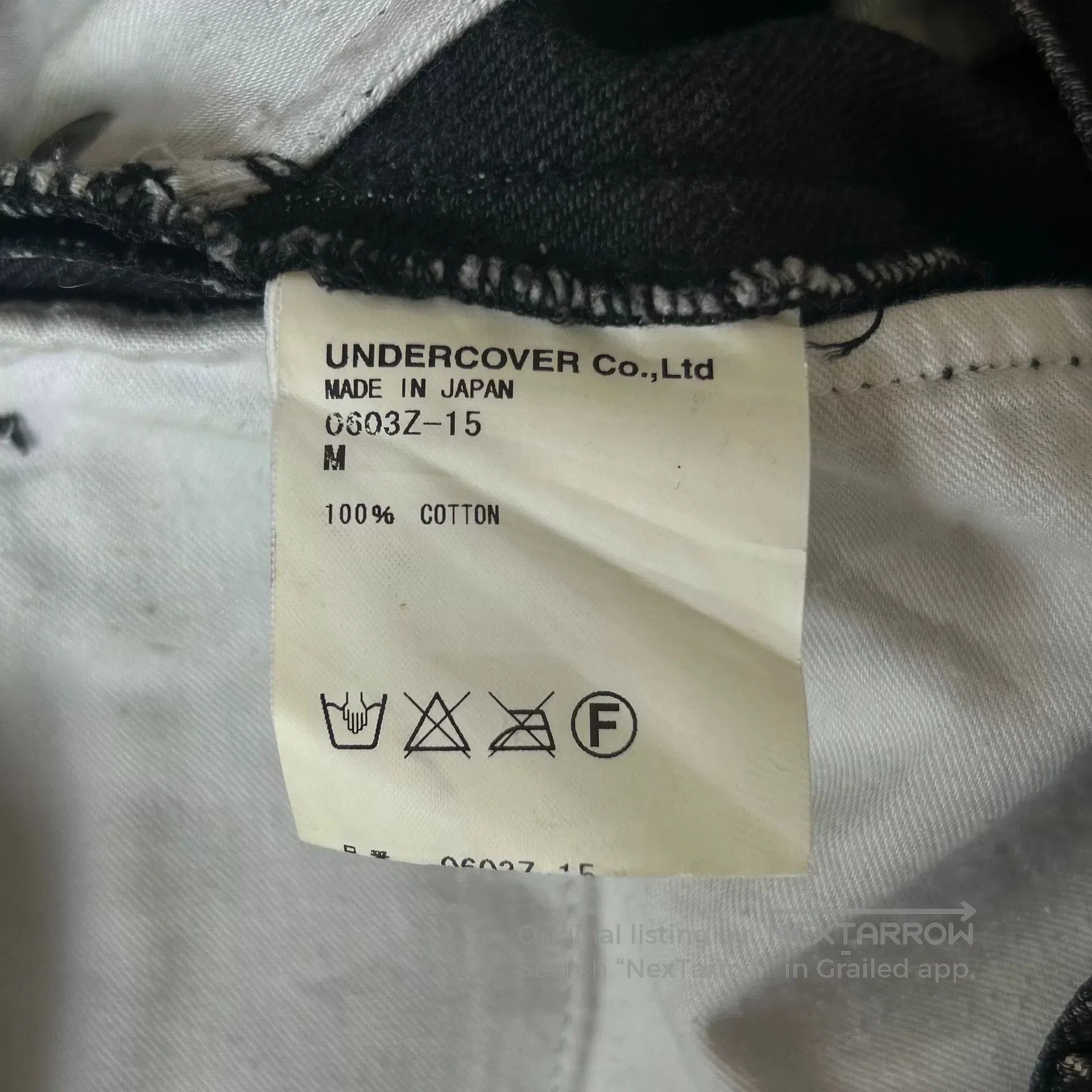 Undercover embroidered black denim pants by Undercover. Size US 43 - 8 Thumbnail