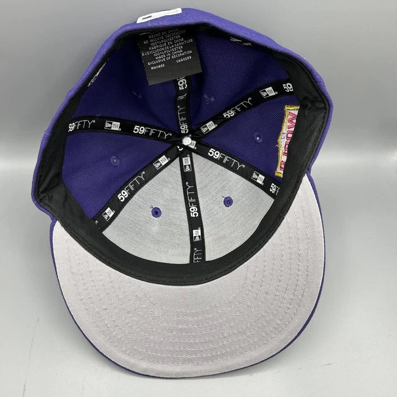 New Era Tampa Bay Rays Hat Men 7 3/8 59Fifty New Era MLB Fitted Cap Size ONE SIZE - 2 Thumbnail