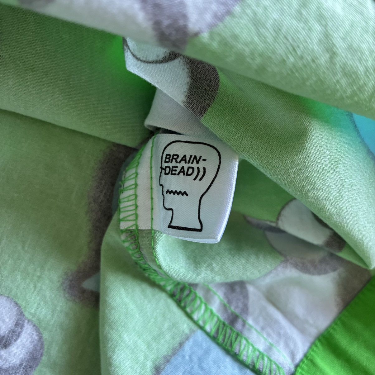 Brain Dead BRAIN DEAD Bubble Pajama Top Green Shirt Size US XL / EU 56 / 4 - 7 Thumbnail