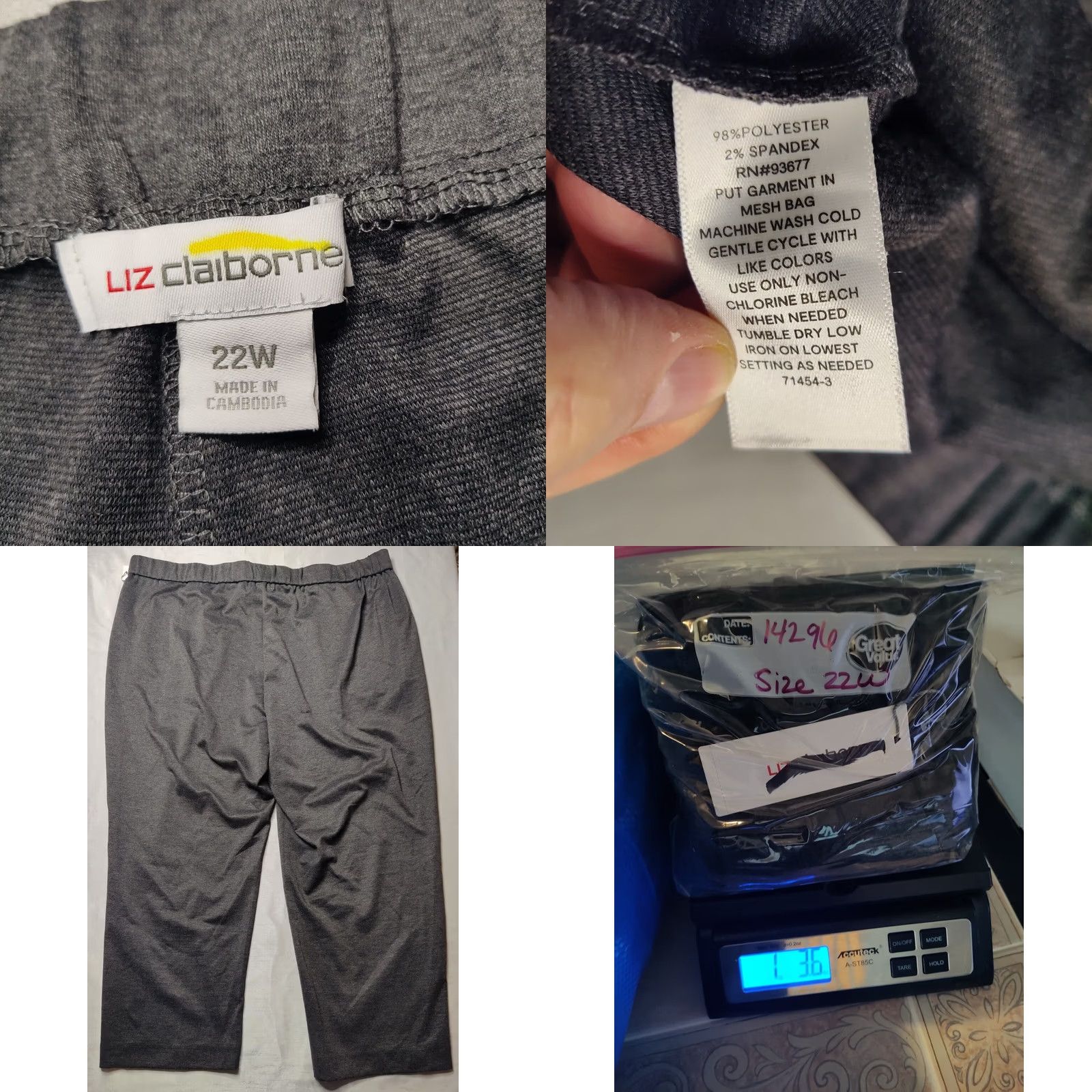 Liz Claiborne VINTAGE? no. Size 40" / US 18 - 9 Thumbnail