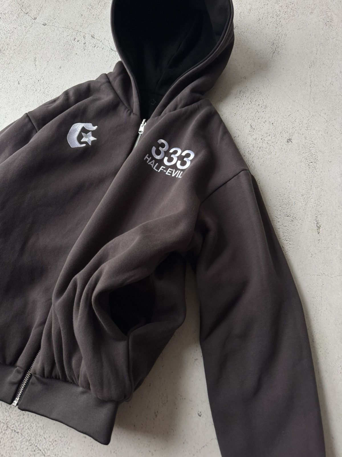 Crash Vancouver × Half Evil Half Evil 333 Crash Vancouver Double Reversible Zip Hoodie Size US S / EU 44-46 / 1 - 11 Thumbnail