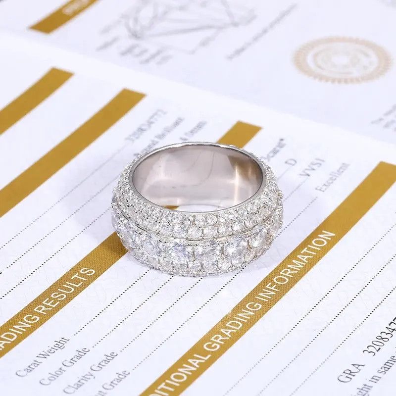 Jewelry Fine Jewelry With Certificate Moissanite Rings Size ONE SIZE - 6 Thumbnail