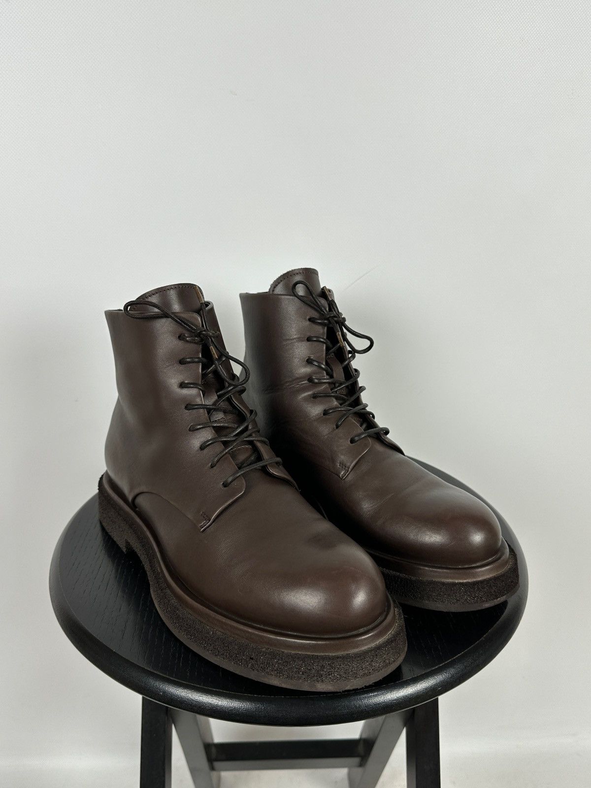 Officine Creative Officine Creative Lace Up Brown Leather Boots Size US 10 / IT 40 - 5 Thumbnail