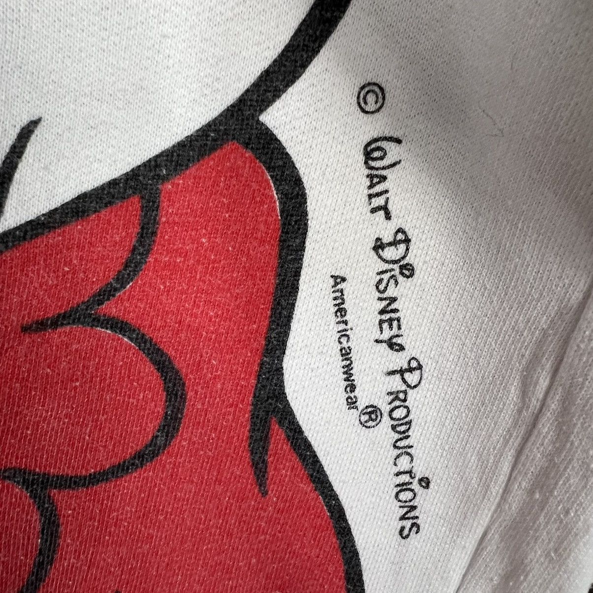 Disney Vintage 90's MINNIE MOUSE Big Logo Sweatshirt #4178-C191 Size US M / EU 48-50 / 2 - 4 Thumbnail