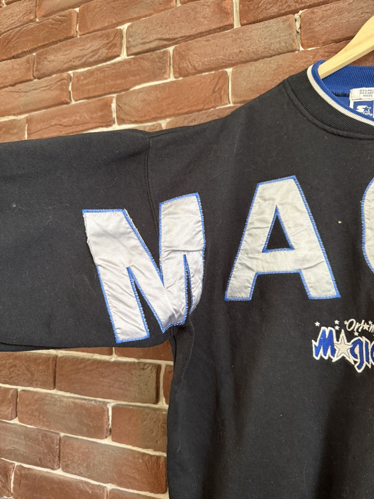 Starter Vintage 90s Starter NBA Orlando Magic L Black Sweatshirt Size US L / EU 52-54 / 3 - 3 Thumbnail