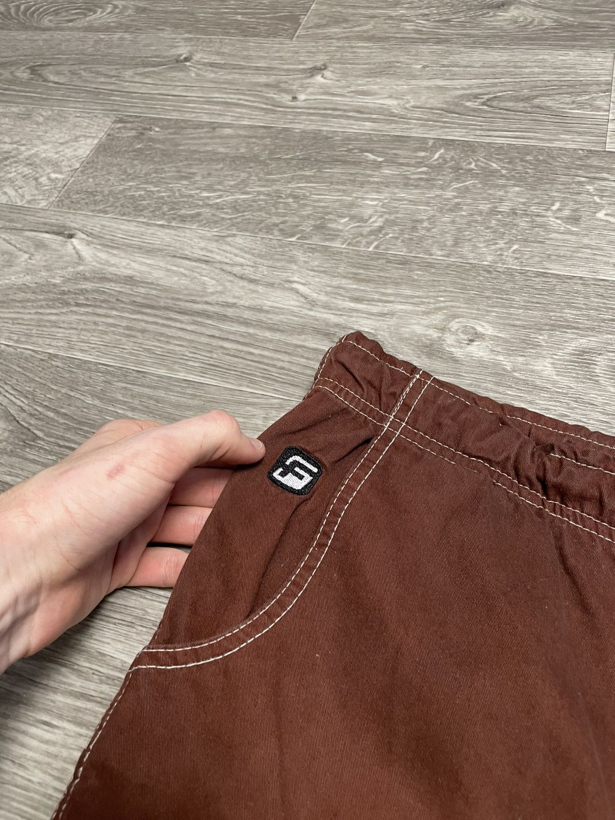 Fubu Vintage FUBU Brown Carpenter Pants Rap 90s Size US 35 - 11 Thumbnail
