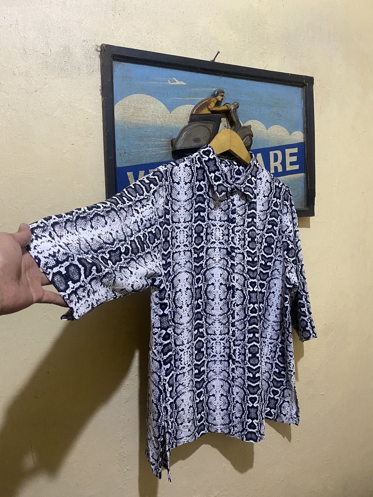 Other Y2k Snake print 1990s - 2000s Shirt Size US L / EU 52-54 / 3 - 4 Thumbnail