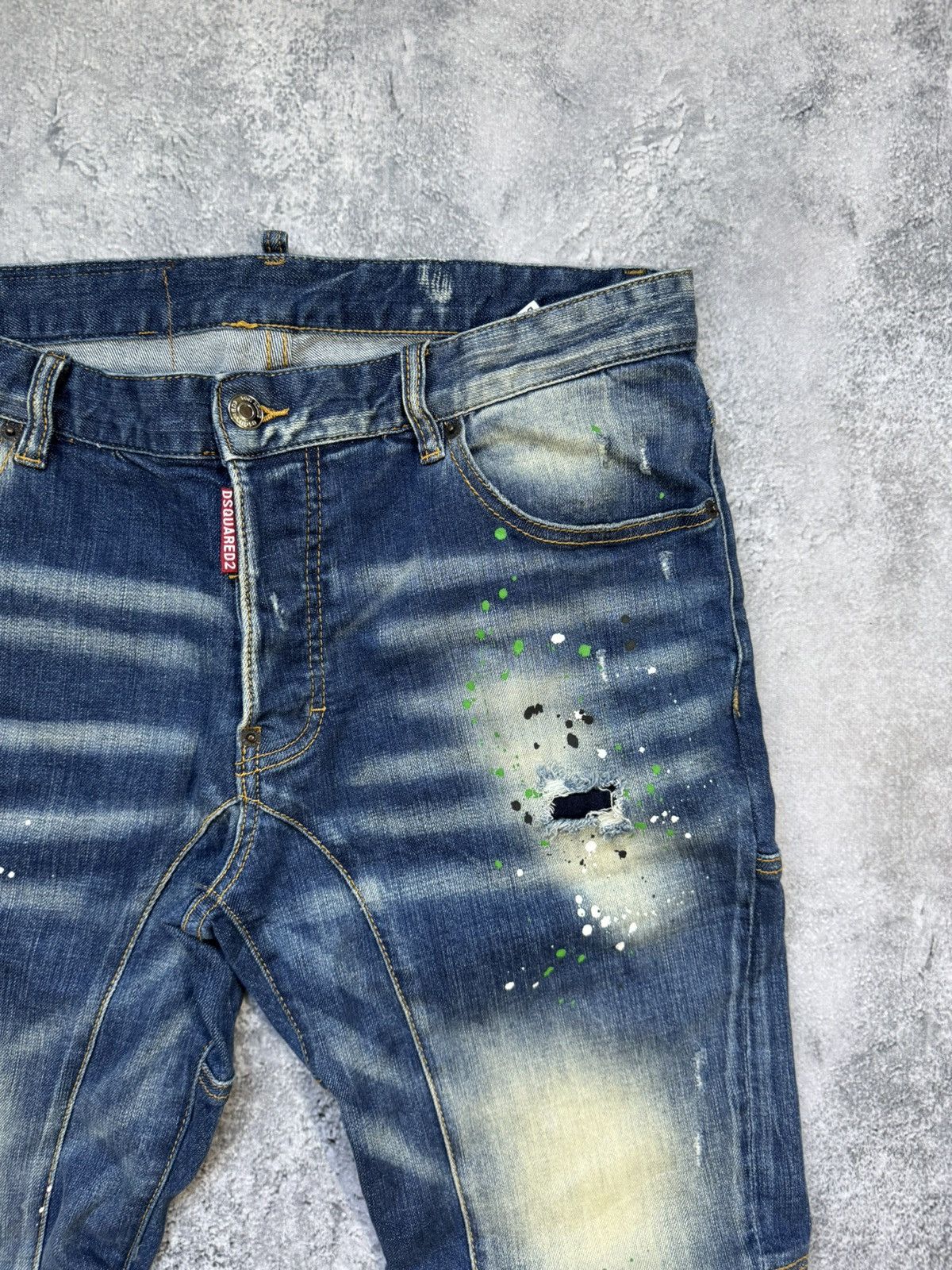Dsquared2 Distressed DSQUARED2 Jeans Luxury Slim Size US 32 / EU 48 - 7 Thumbnail