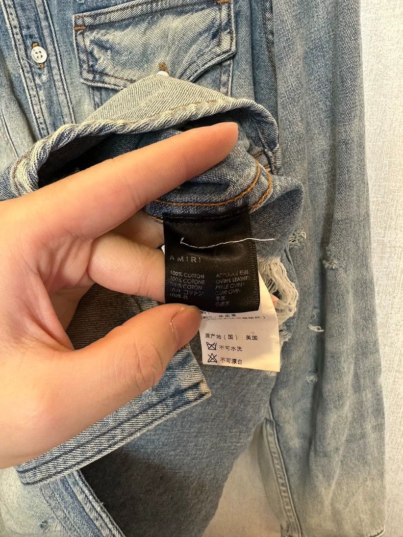 Amiri Amiri blue denim jacket Size US L / EU 52-54 / 3 - 4 Thumbnail