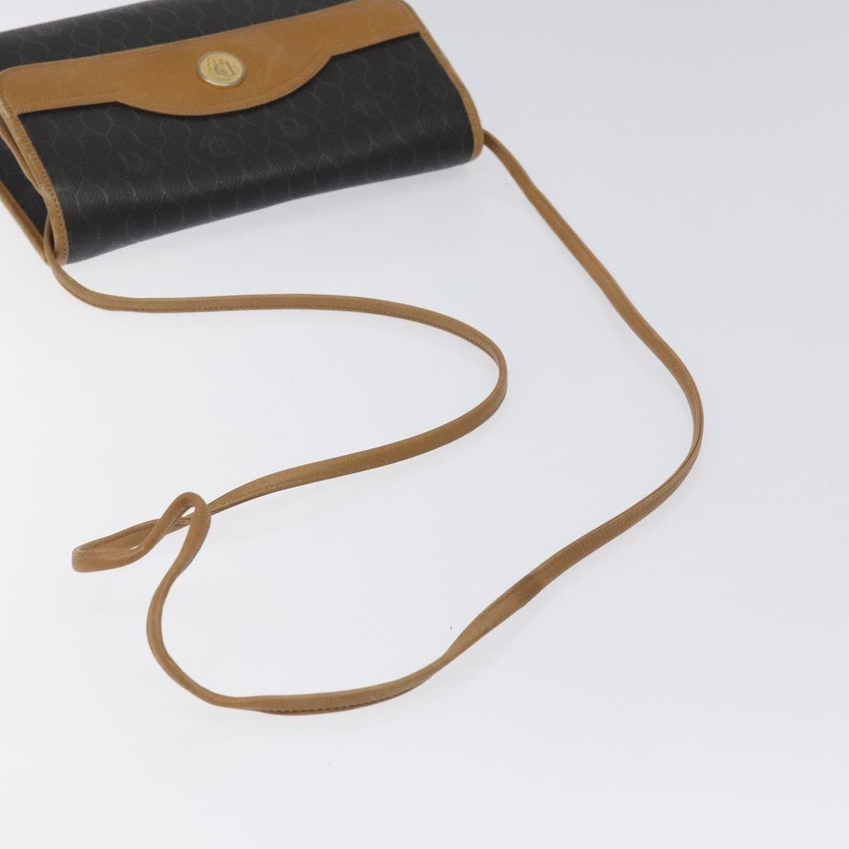 Dior DIOR Honeycomb Canvas Shoulder Bag Pvc Black Gold Size ONE SIZE - 7 Thumbnail