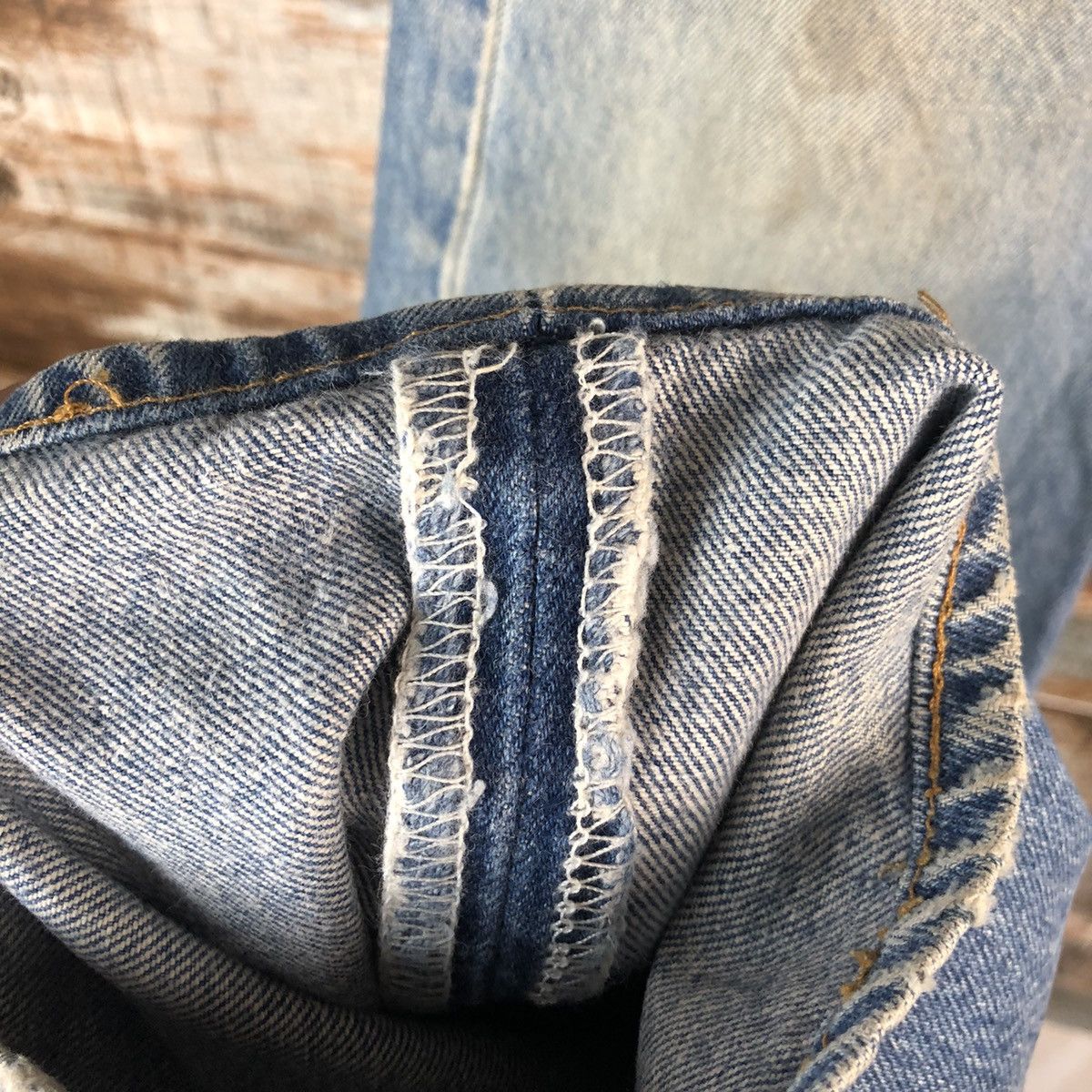 Levi's 501xx Levis Blue Denim jeans Pants #A2572 Size US 35 - 11 Thumbnail